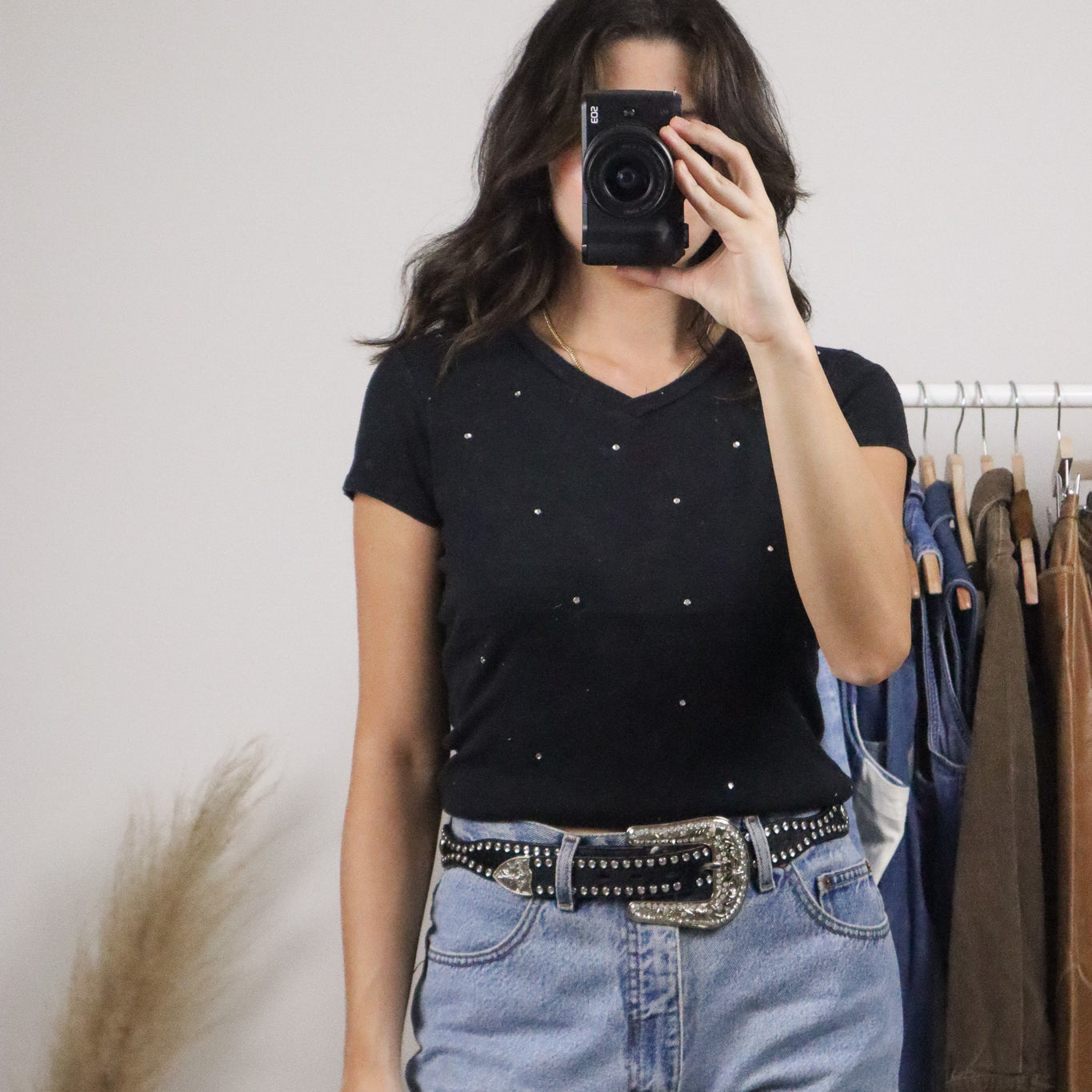 Vintage x Cotton Rhinstone T-Shirt (M)
