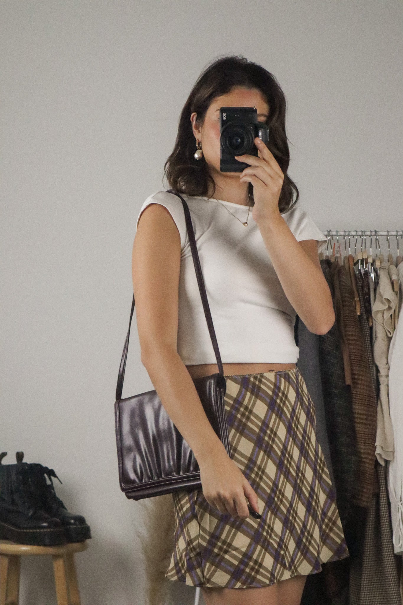 Vintage x Leather Cross Body