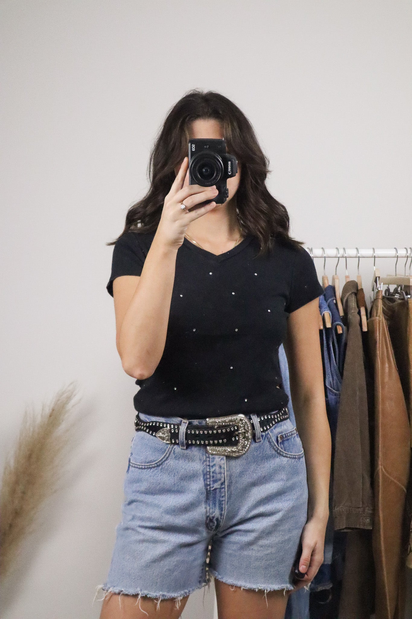 Vintage x Cotton Rhinstone T-Shirt (M)