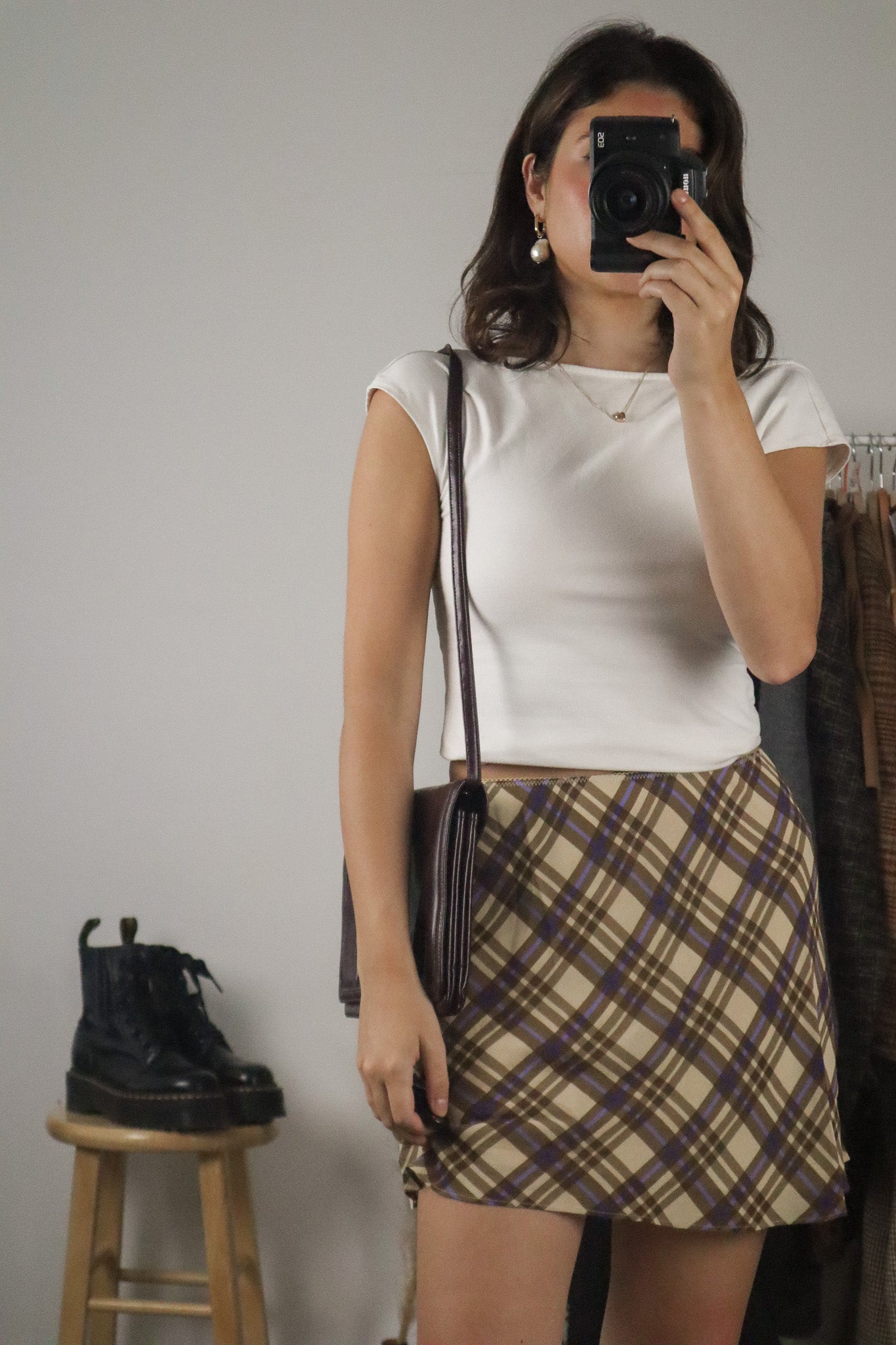 Vintage x Leather Cross Body