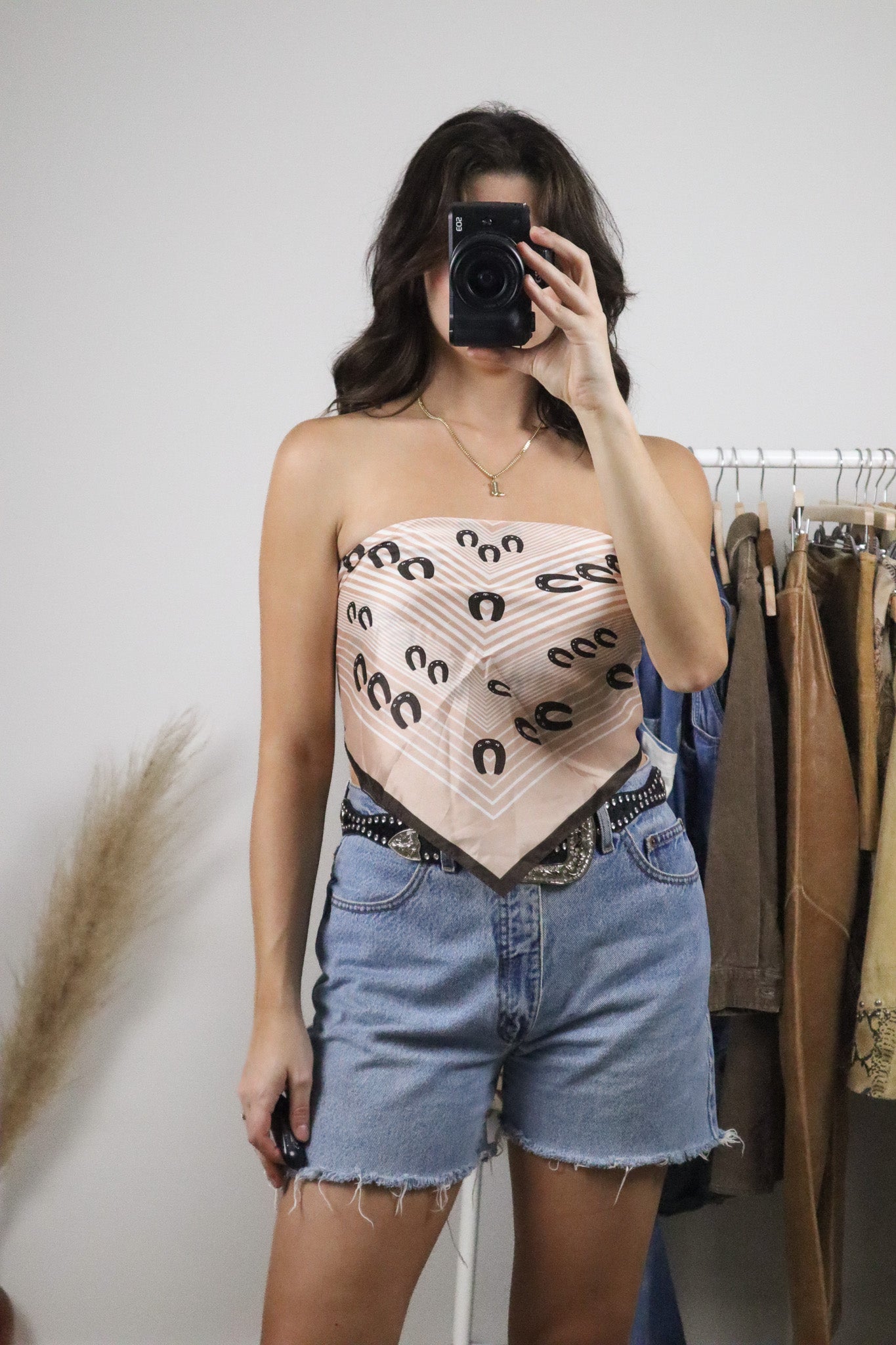 Made in Japan x Vintage x Horseshoe Scarf