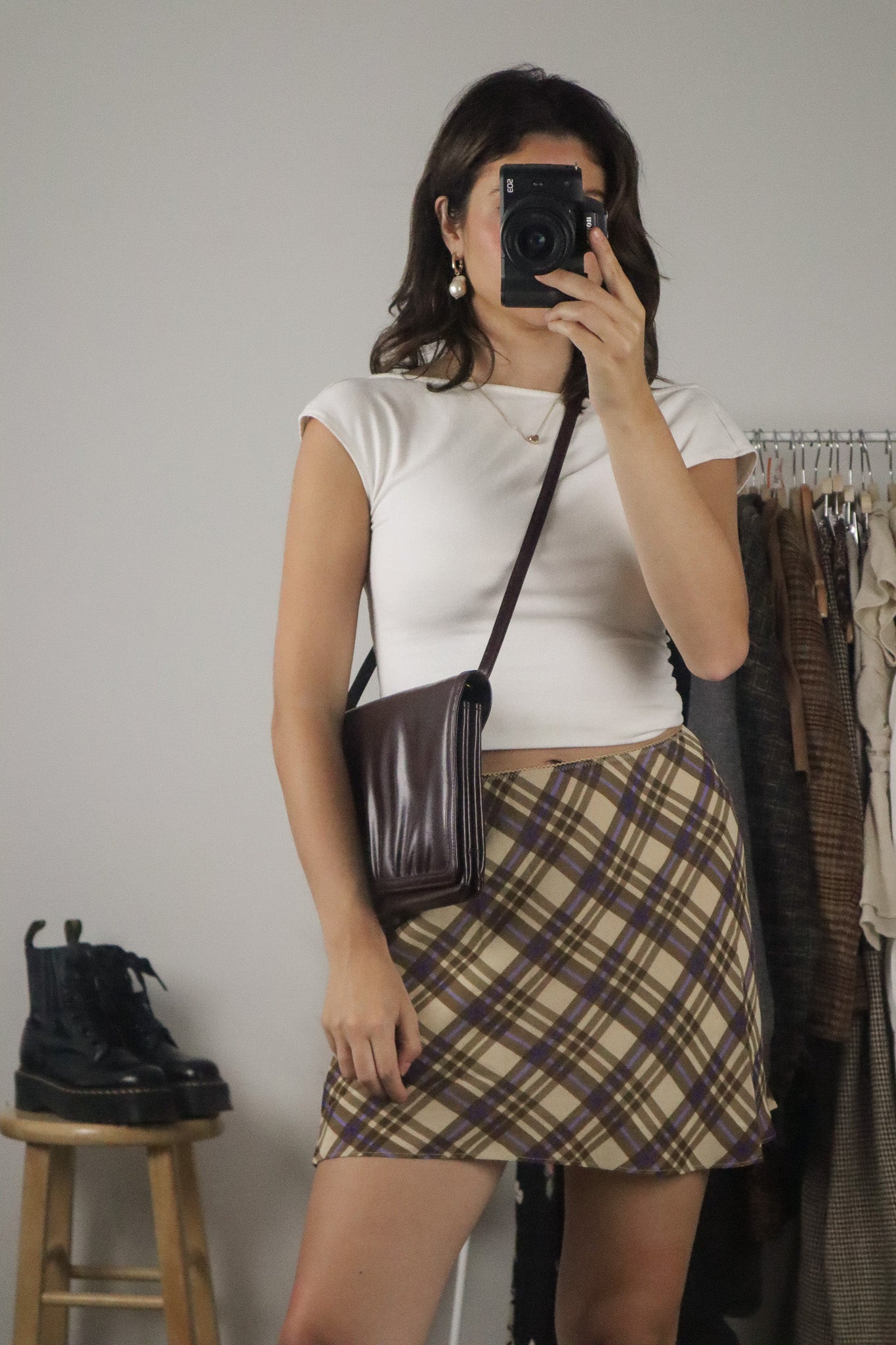 Vintage x Leather Cross Body