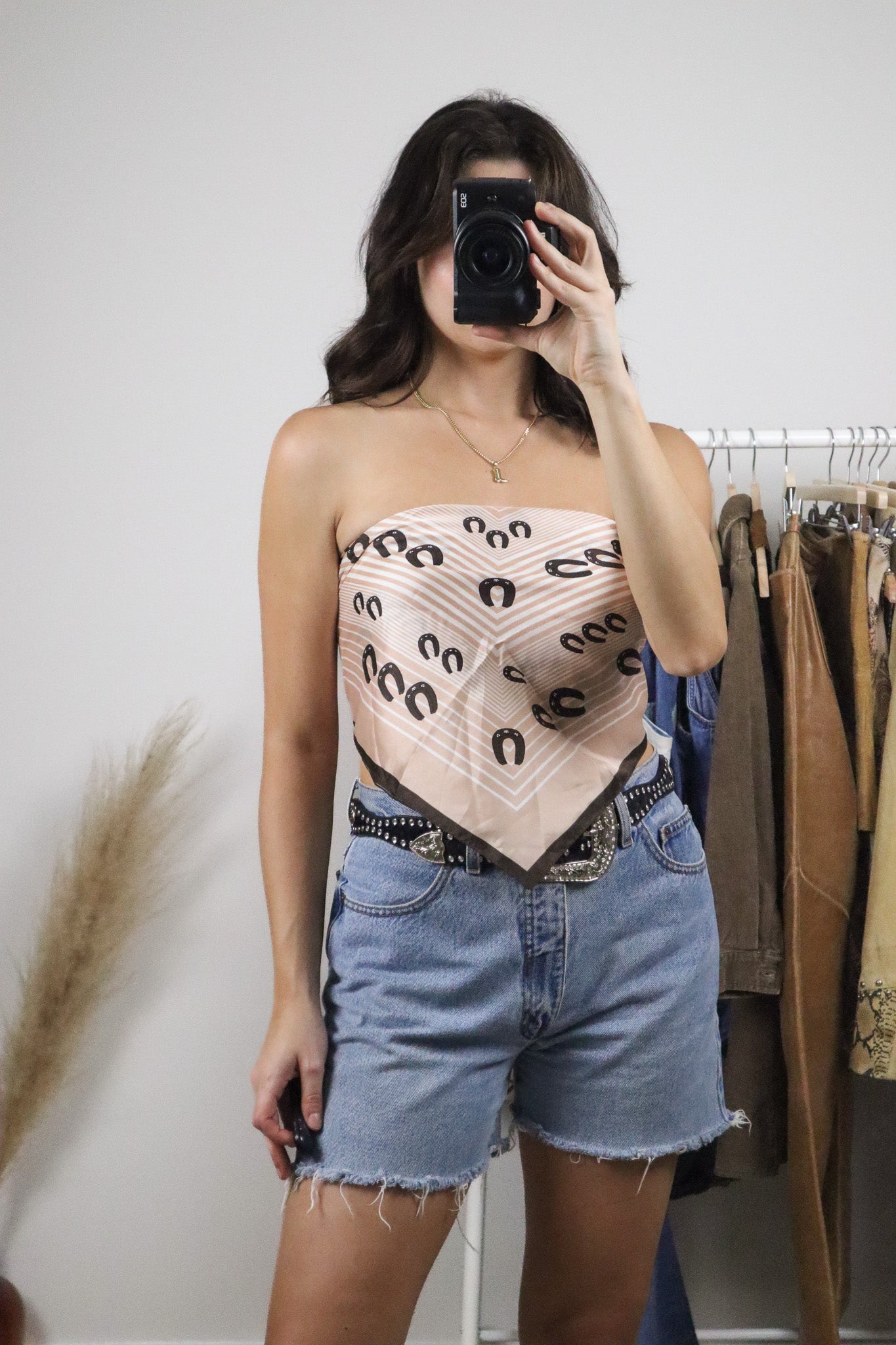 Made in Japan x Vintage x Horseshoe Scarf