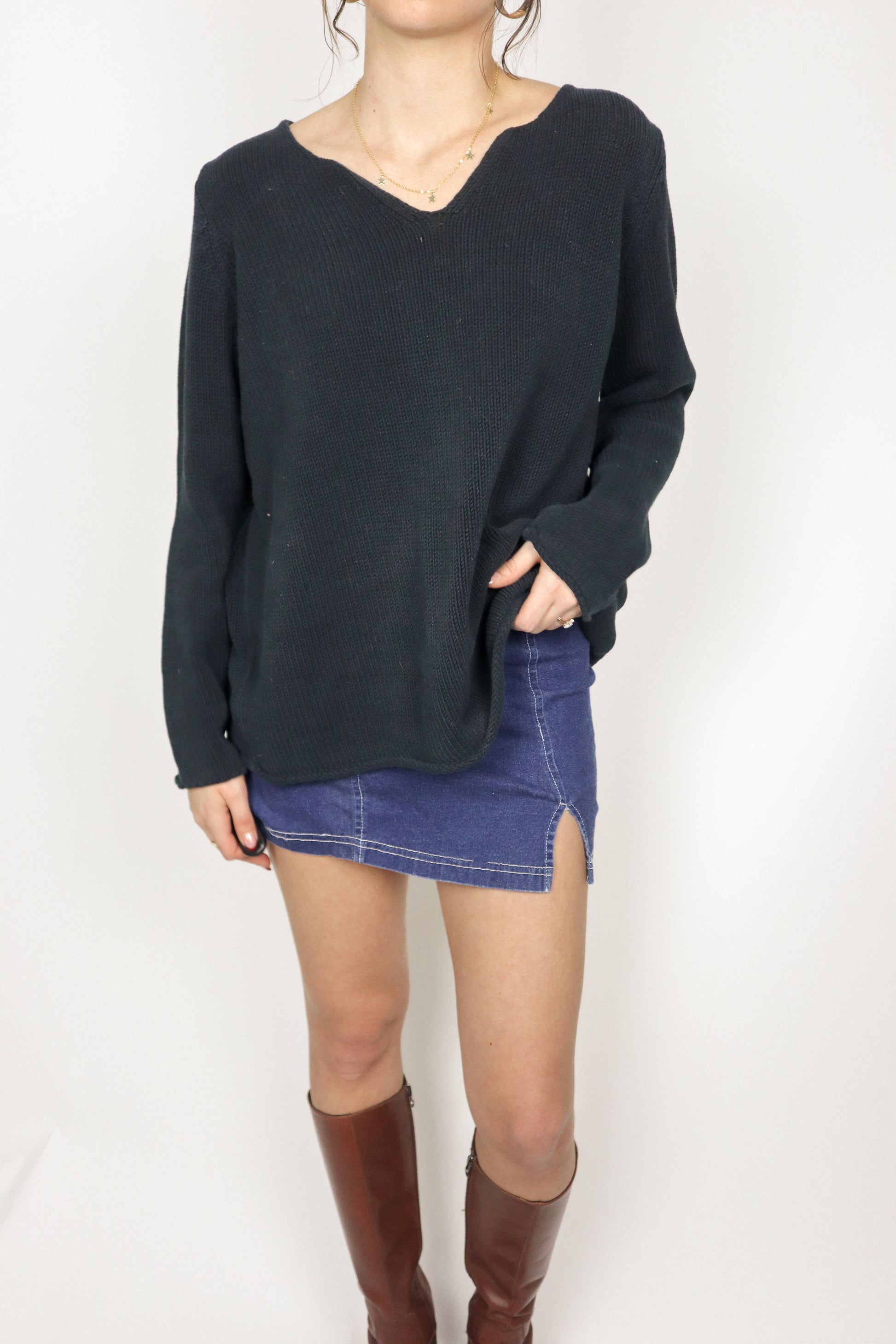 Vintage x Knit Sweater (S/M)