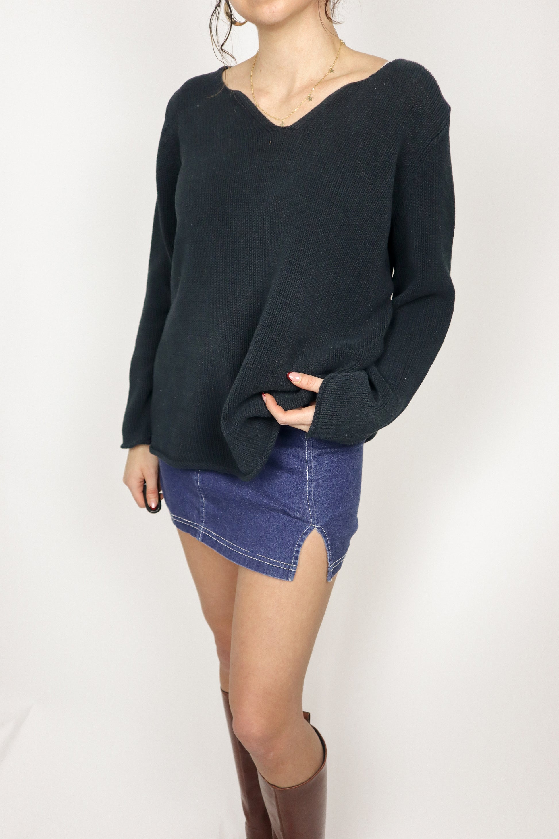 Vintage x Knit Sweater (S/M)