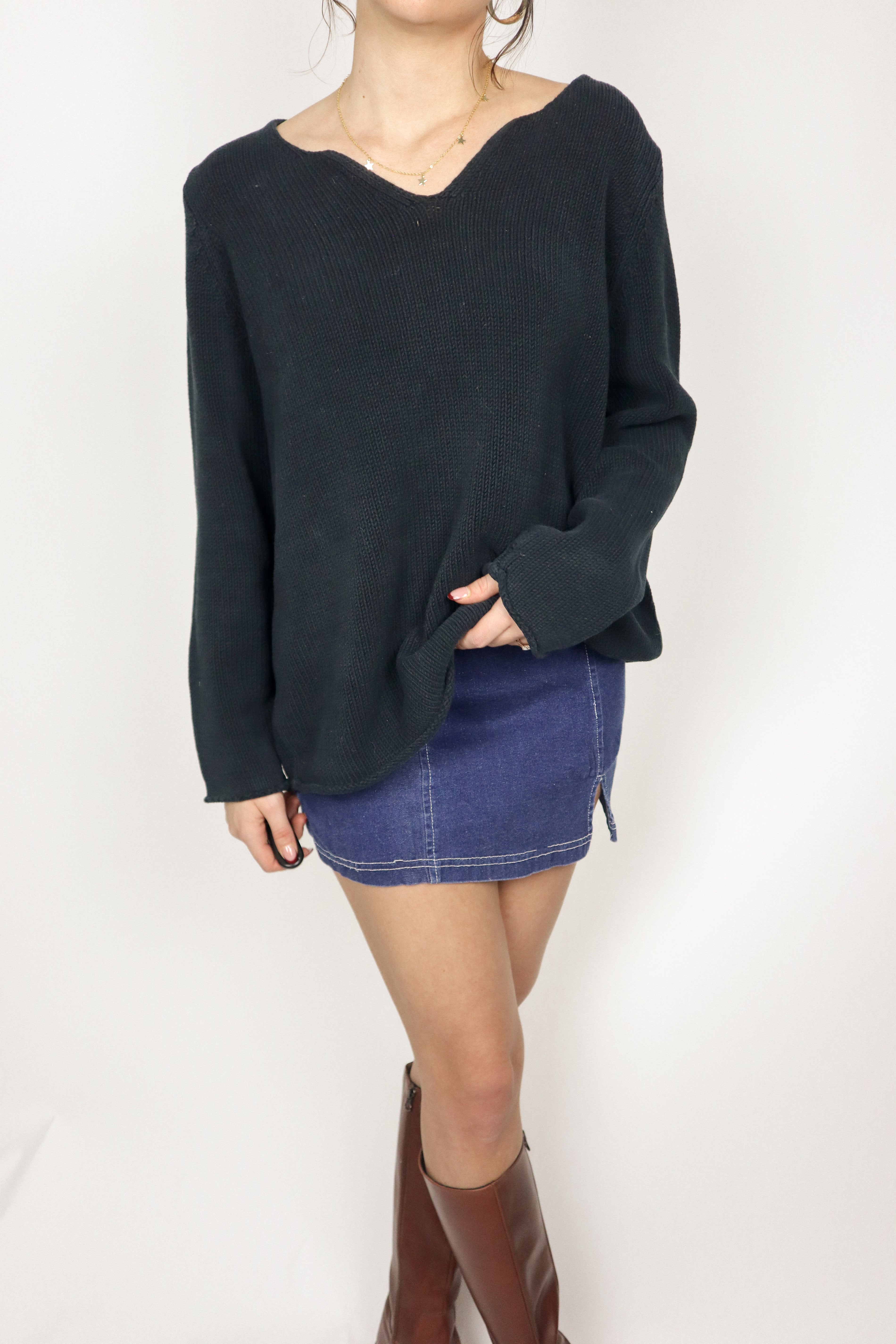 Vintage x Knit Sweater (S/M)