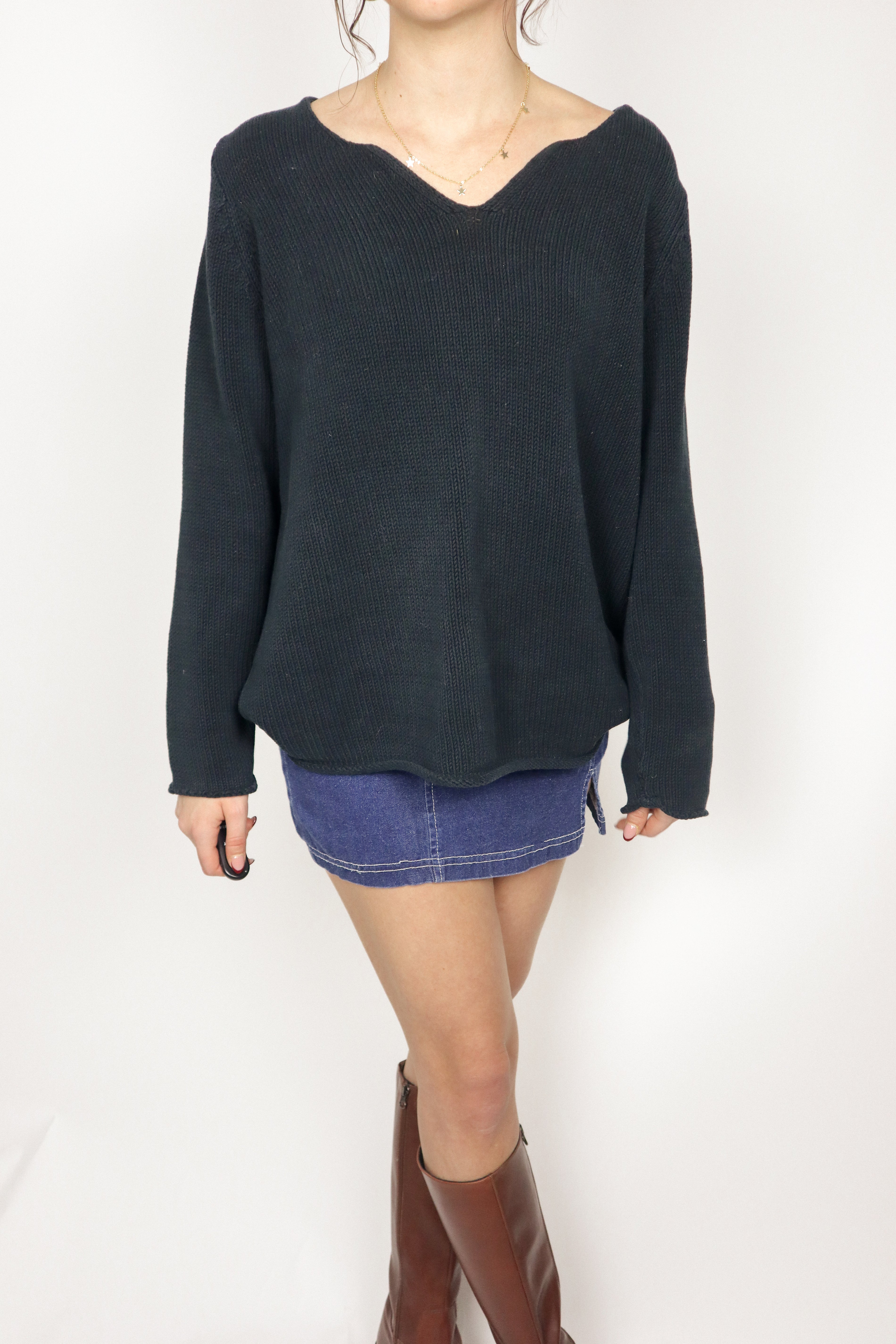 Vintage x Knit Sweater (S/M)