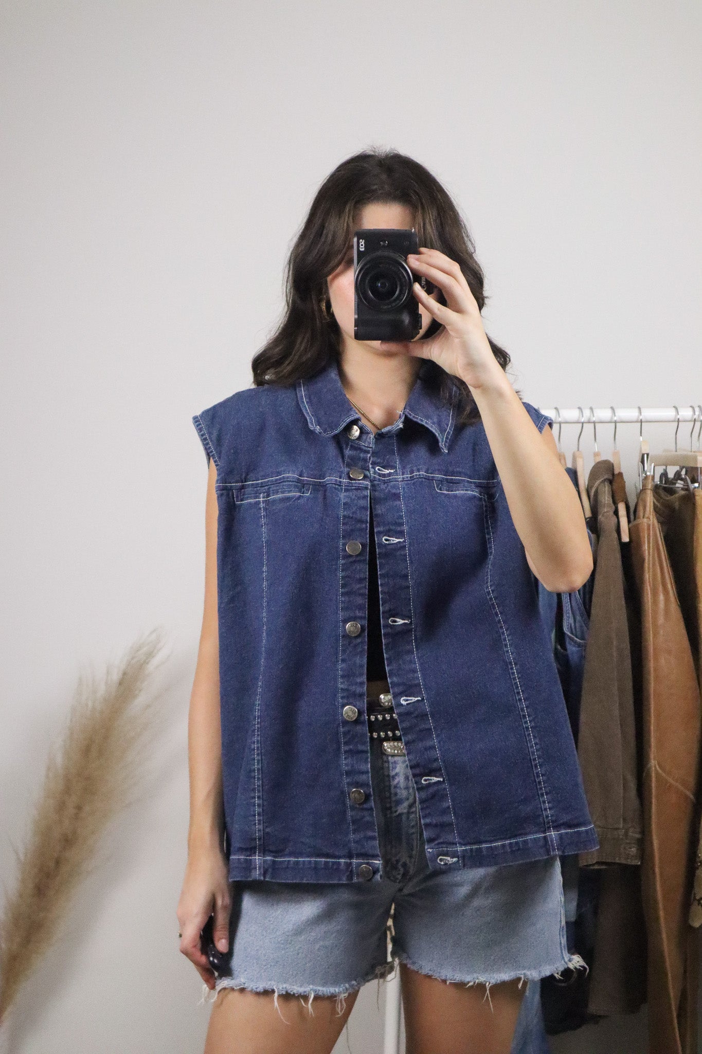 Vintage x Denim Vest (XL/XXL)