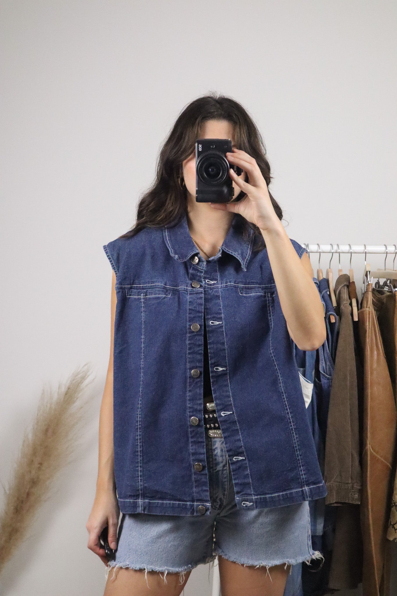 Vintage x Denim Vest (XL/XXL)
