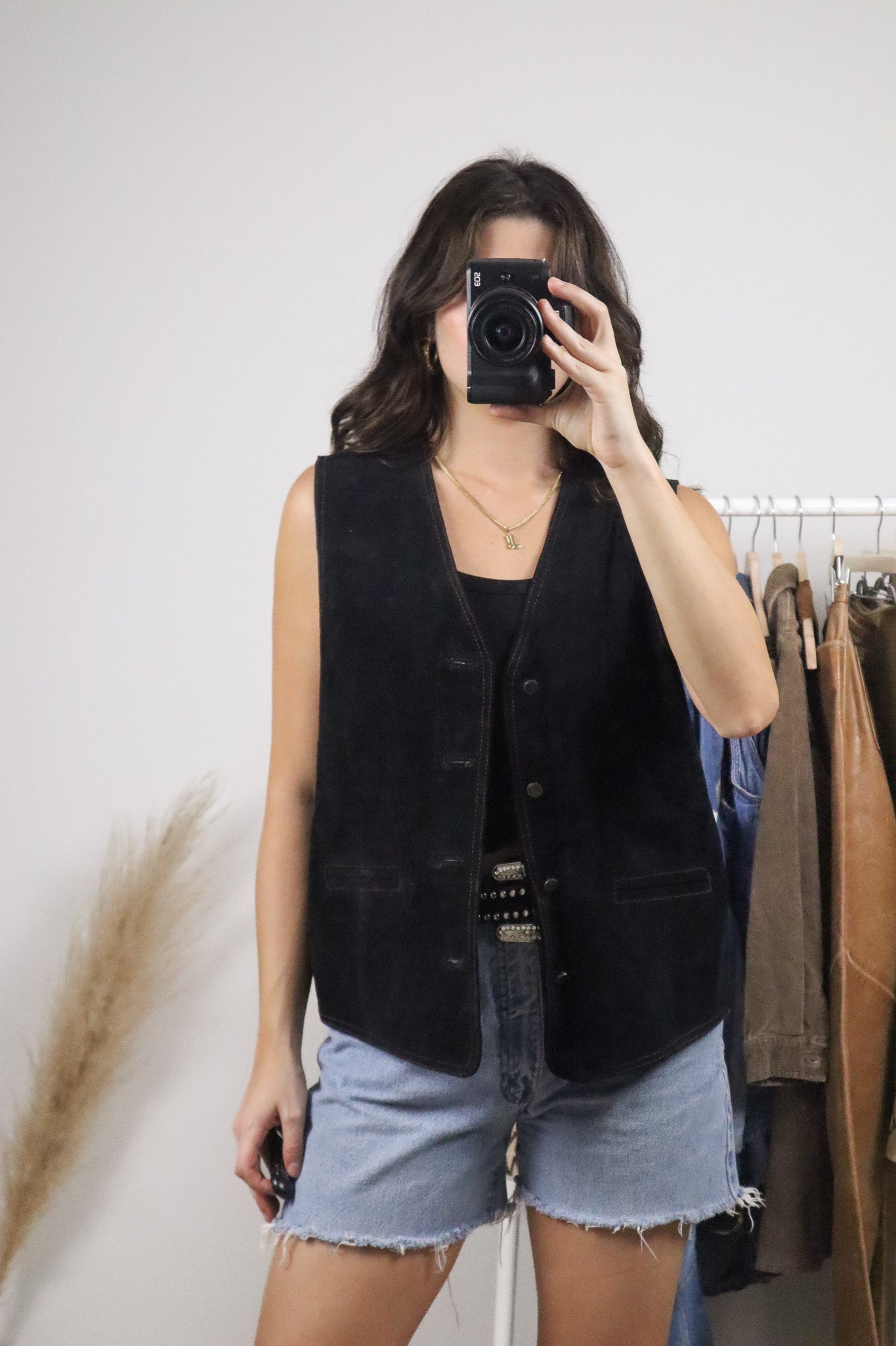 Deadstock x Vintage x Suede Vest (M)