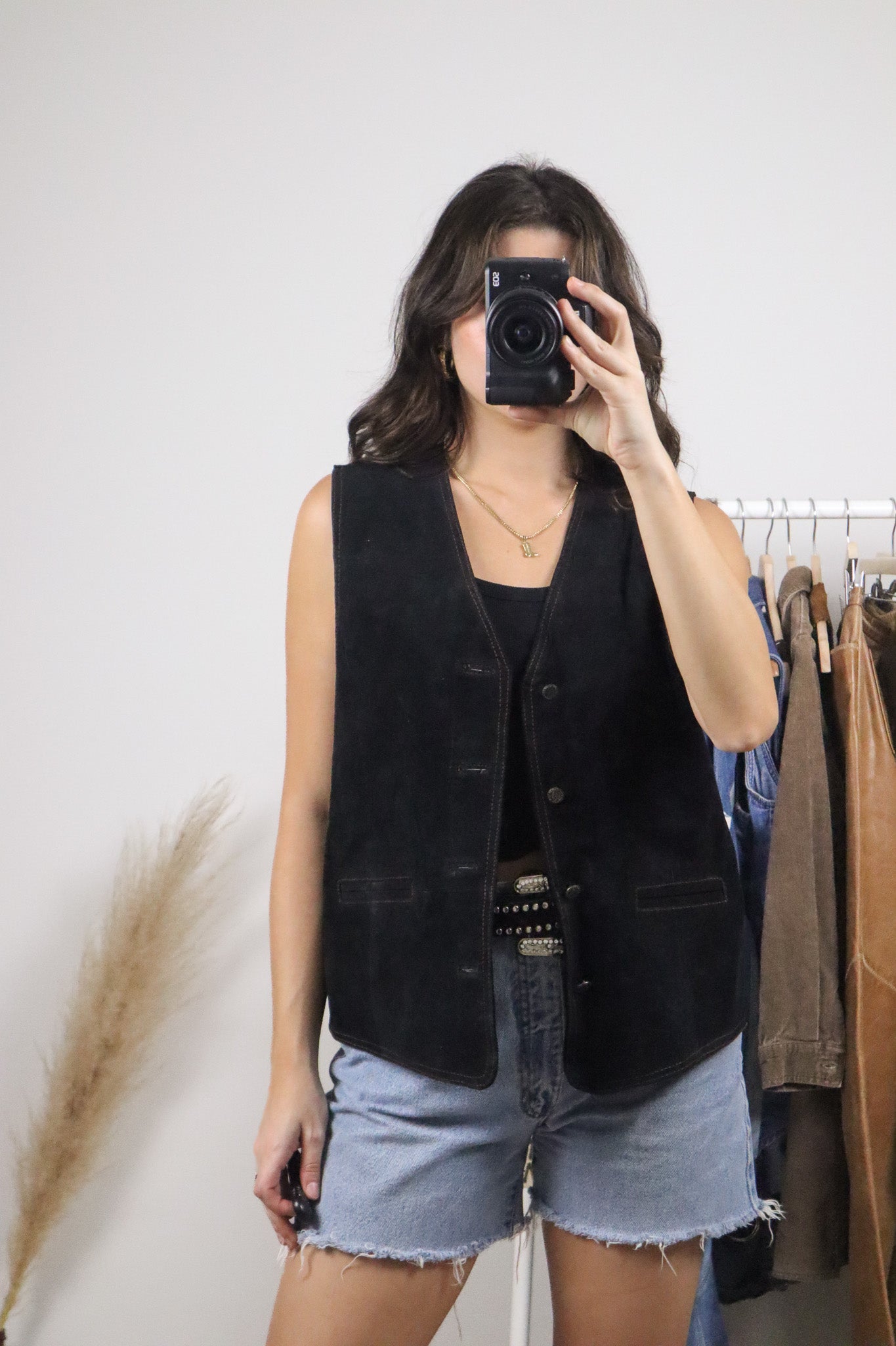 Deadstock x Vintage x Suede Vest (M)