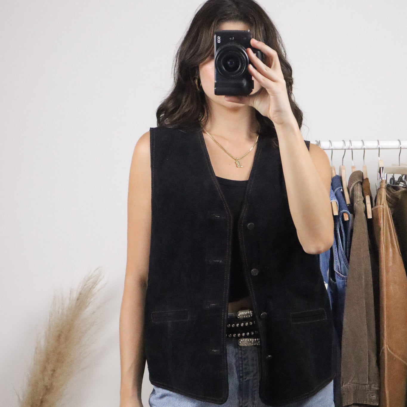 Deadstock x Vintage x Suede Vest (M)
