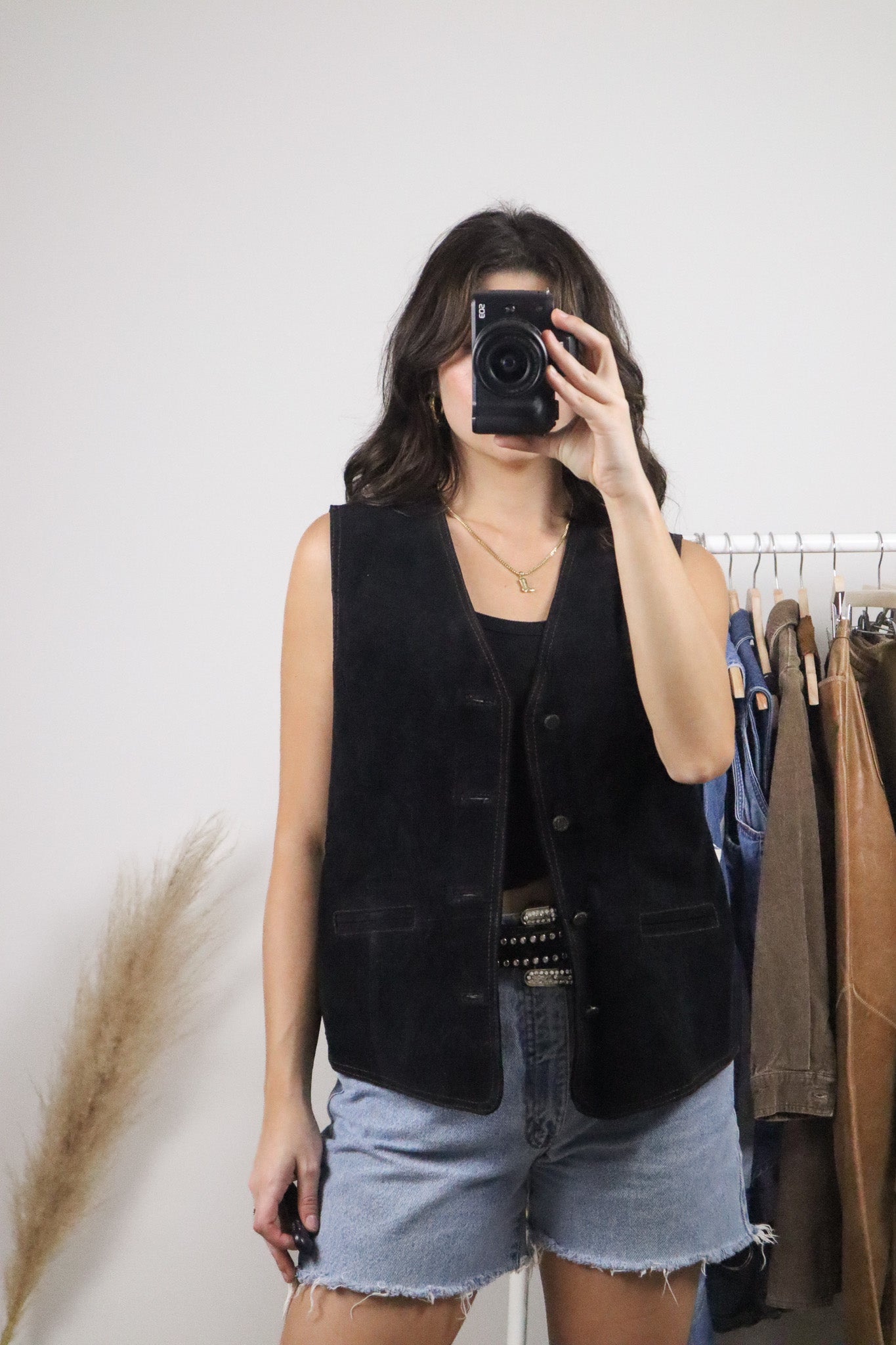 Deadstock x Vintage x Suede Vest (M)