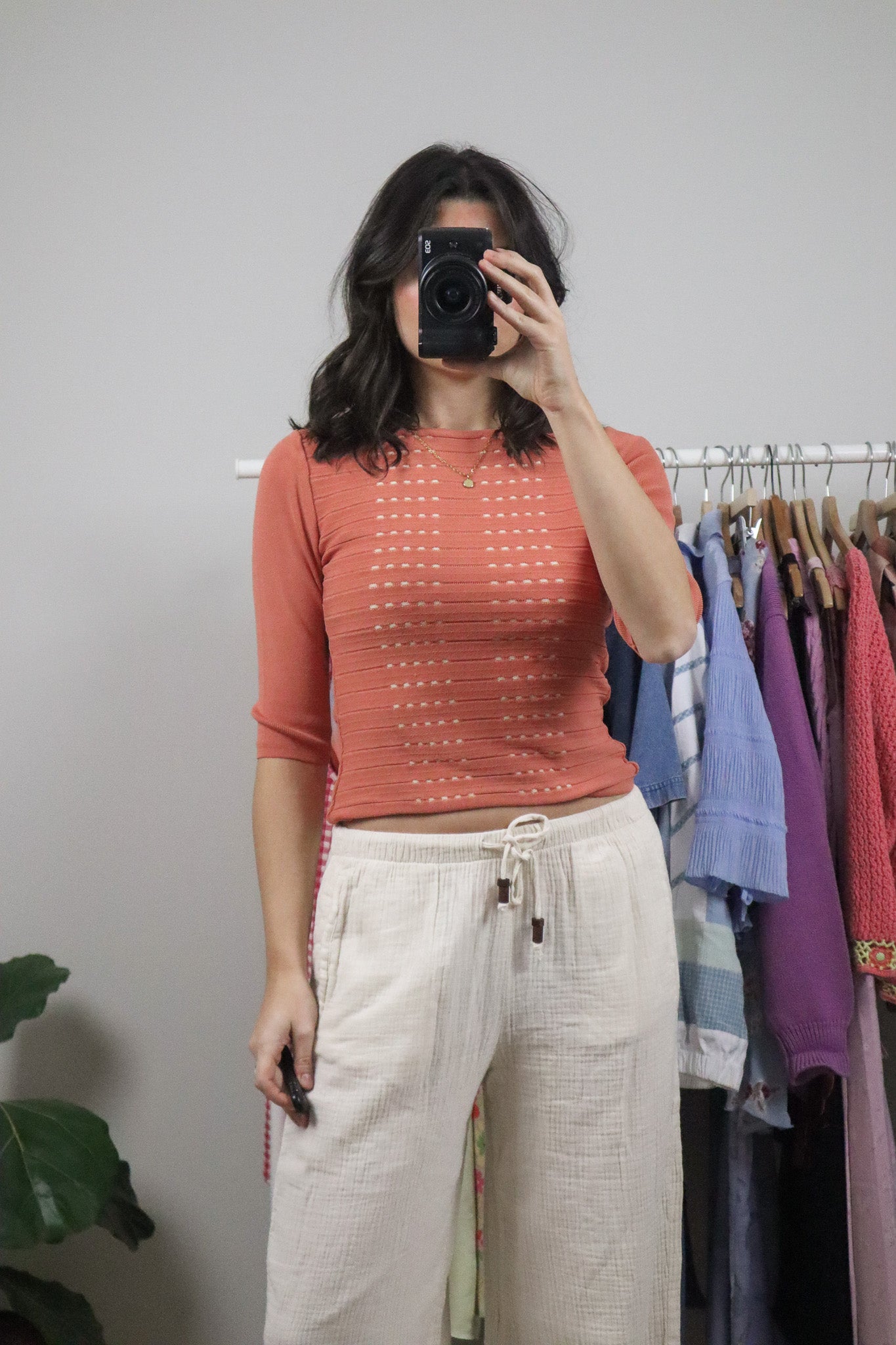 Vintage x Textured Top (S)