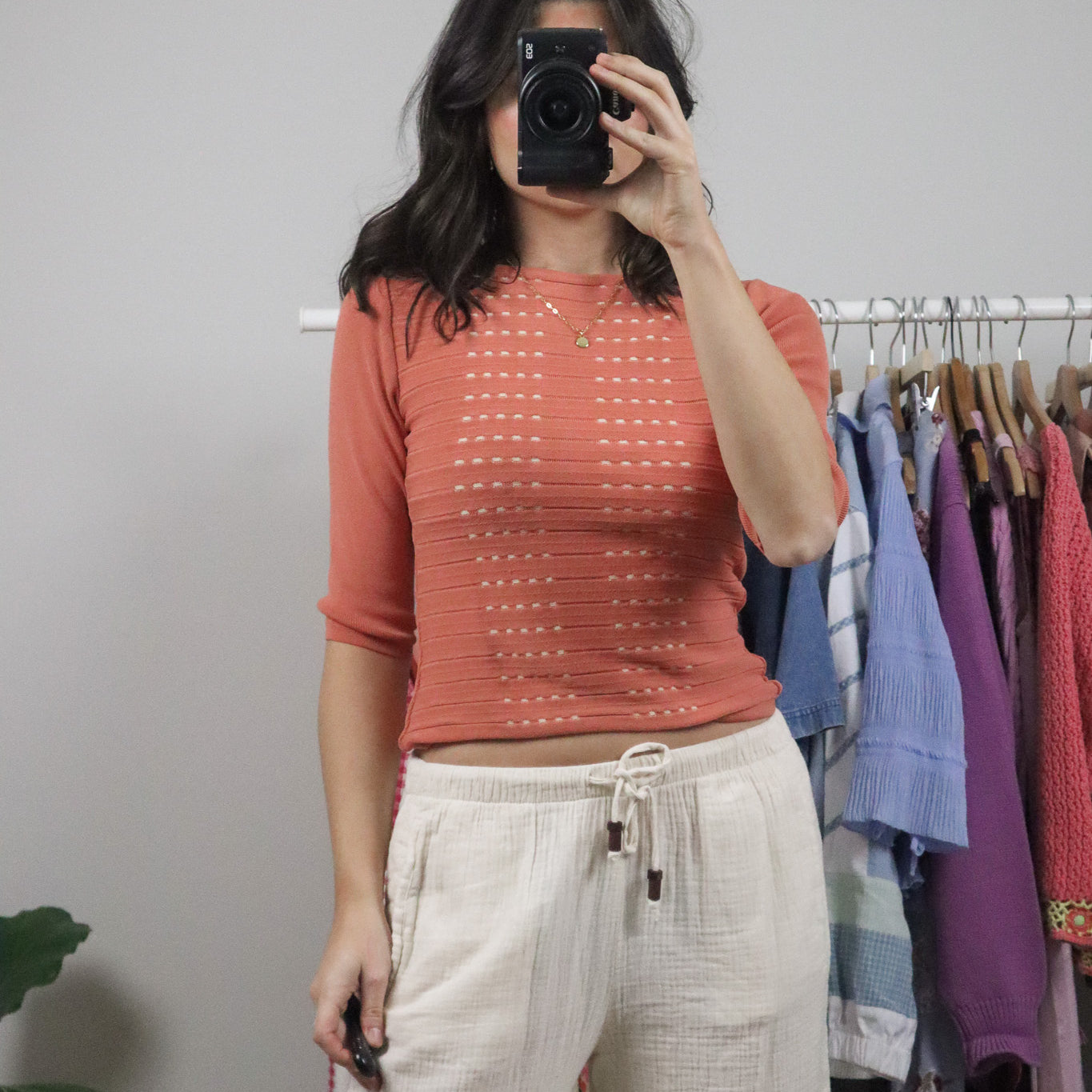 Vintage x Textured Top (S)