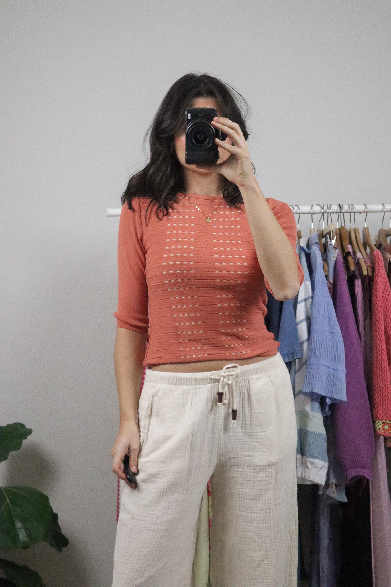 Vintage x Textured Top (S)