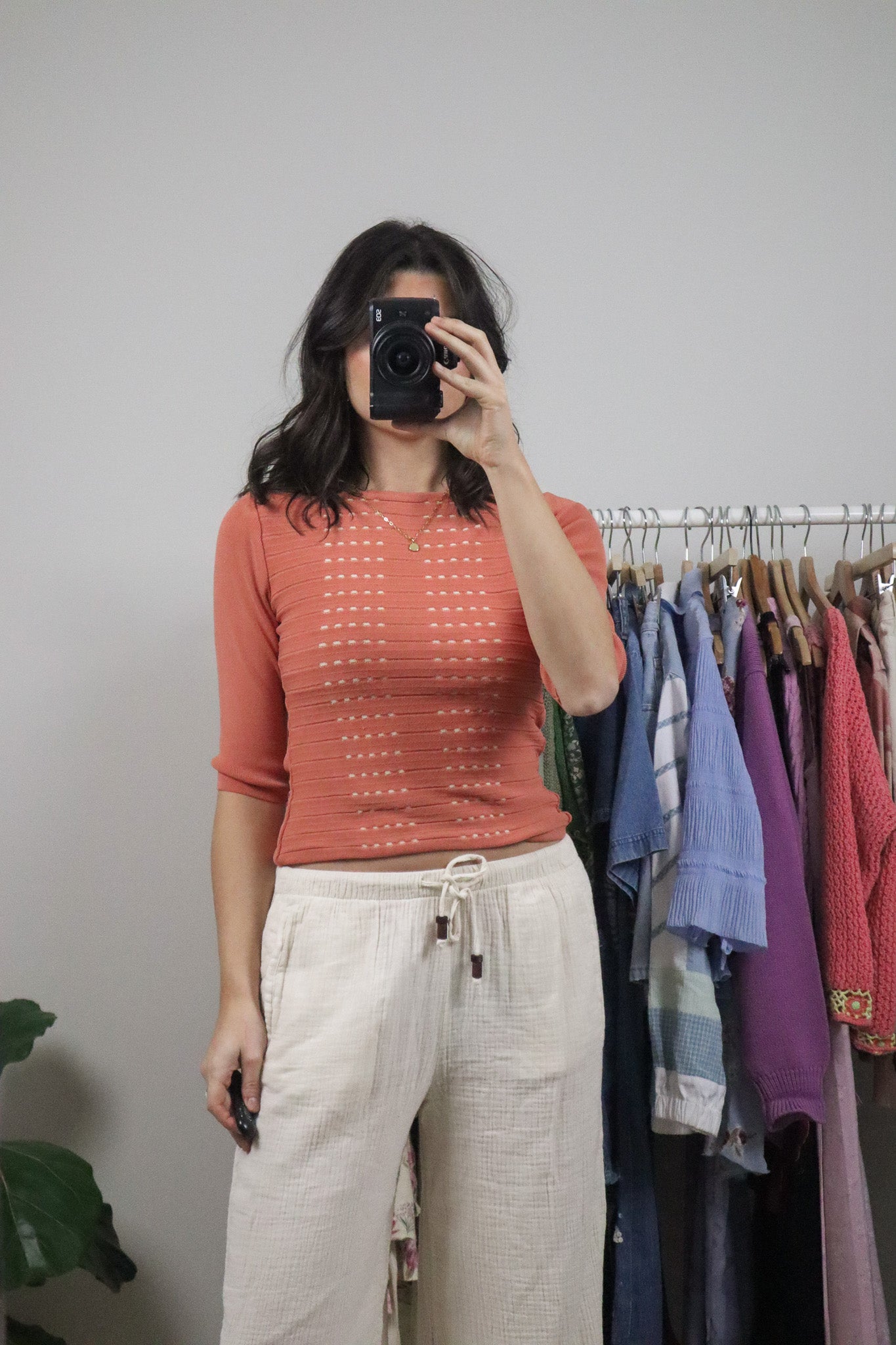 Vintage x Textured Top (S)
