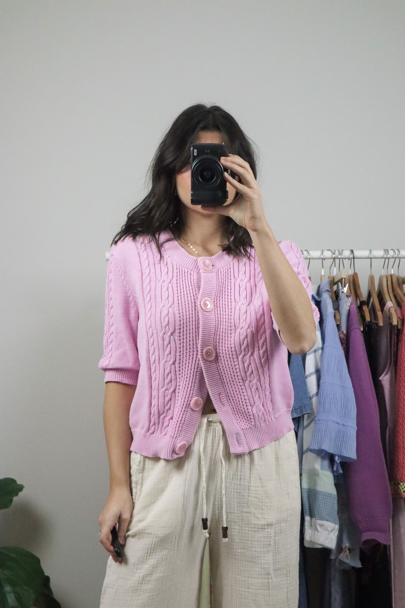 Vintage x Knit Short-Sleeve Knit (M)