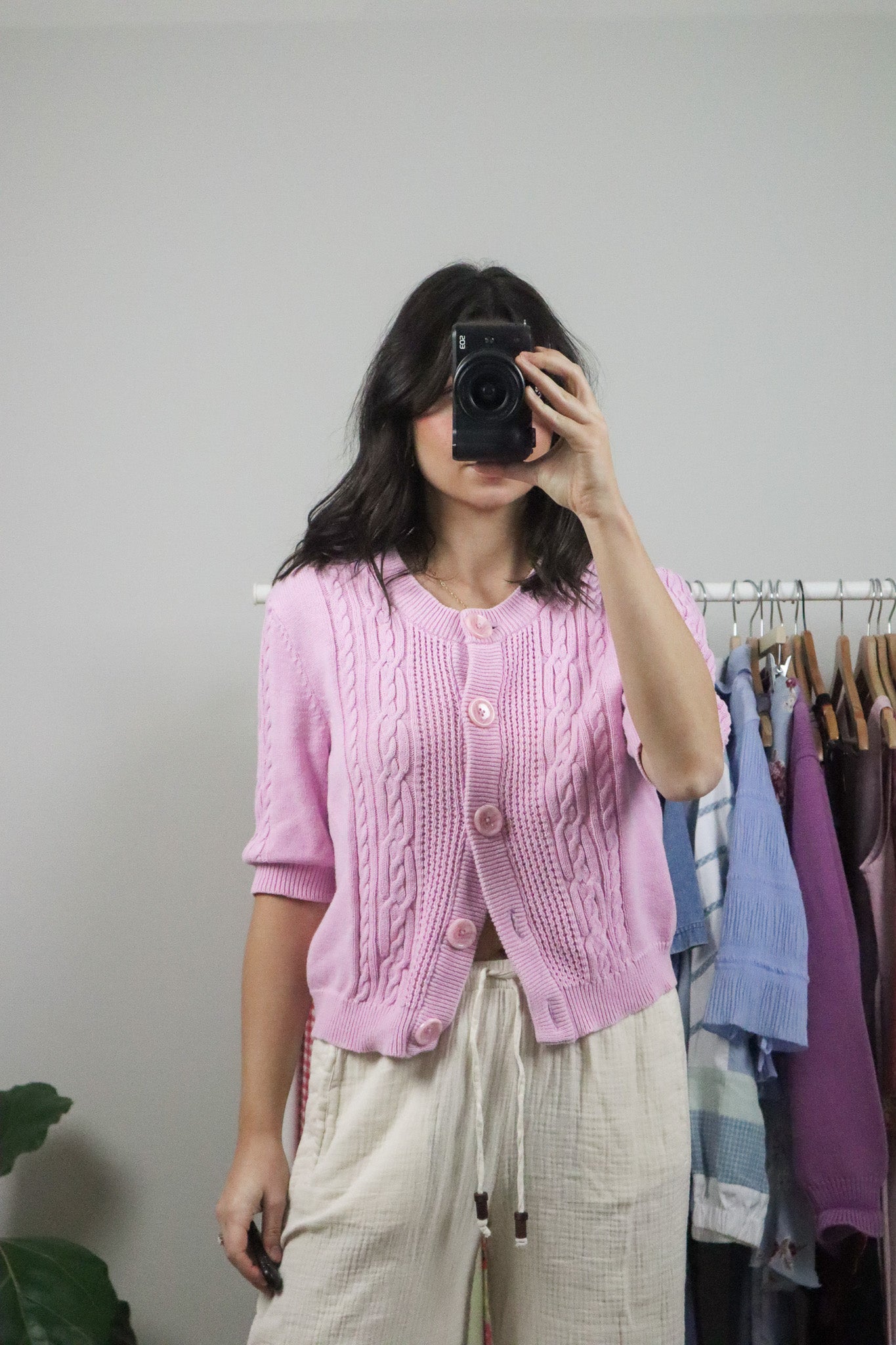 Vintage x Knit Short-Sleeve Knit (M)