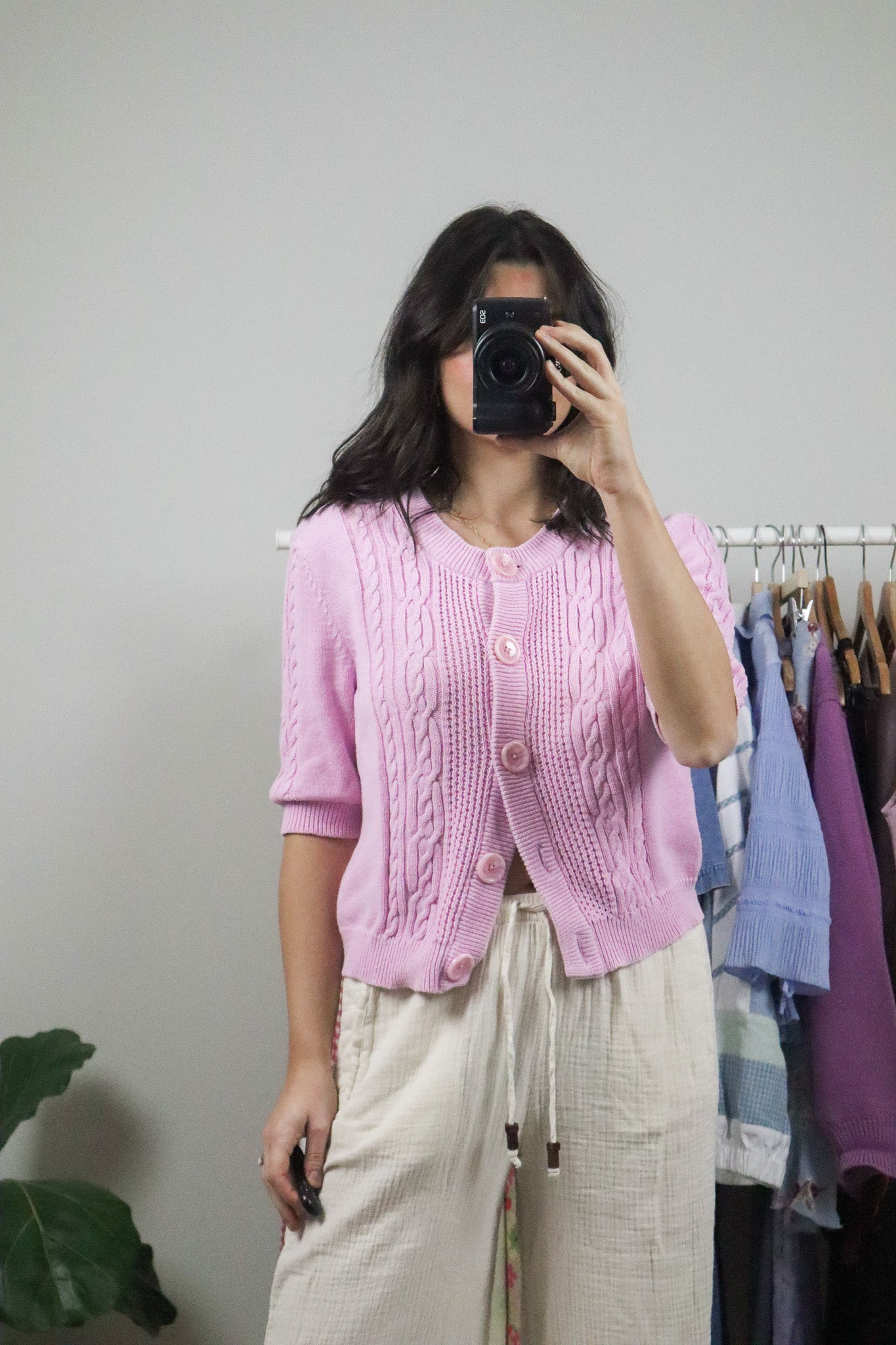 Vintage x Knit Short-Sleeve Knit (M)