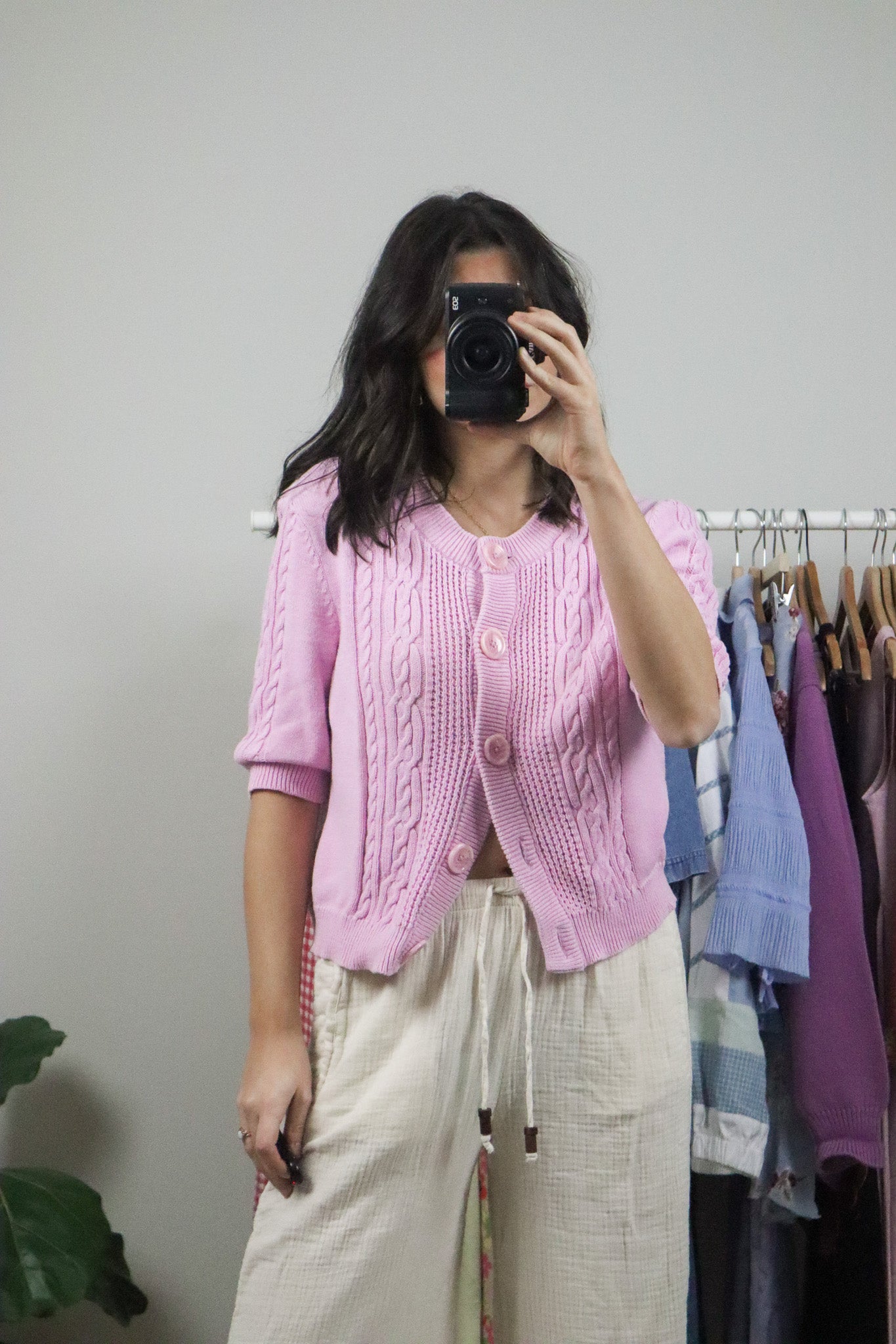 Vintage x Knit Short-Sleeve Knit (M)