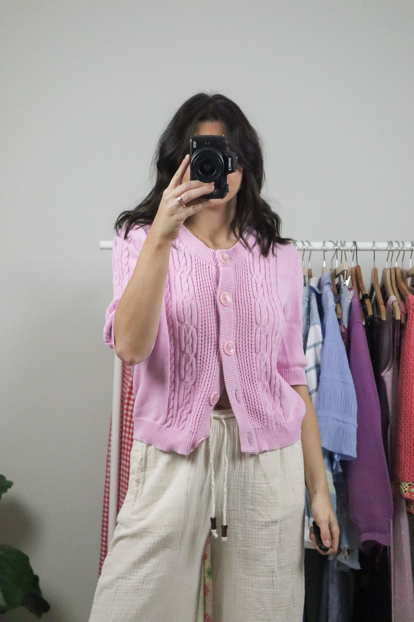 Vintage x Knit Short-Sleeve Knit (M)