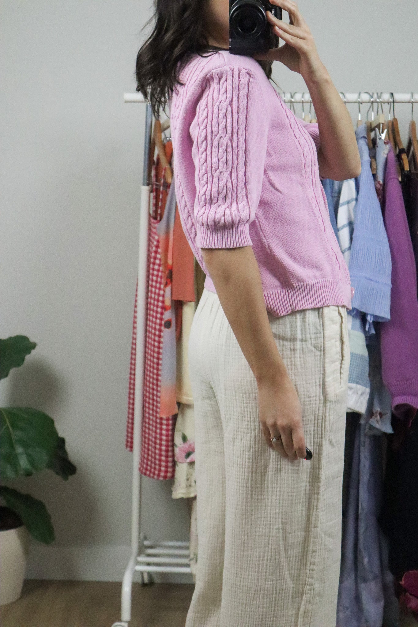 Vintage x Knit Short-Sleeve Knit (M)