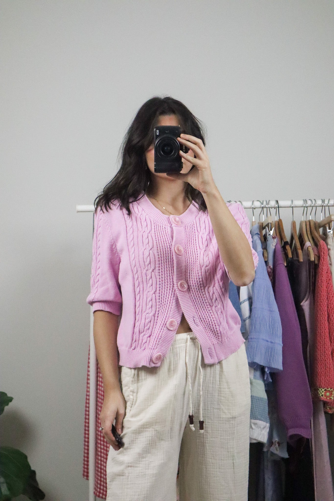 Vintage x Knit Short-Sleeve Knit (M)