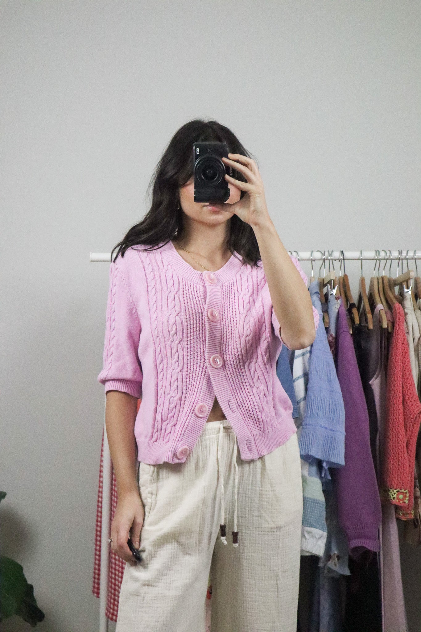Vintage x Knit Short-Sleeve Knit (M)