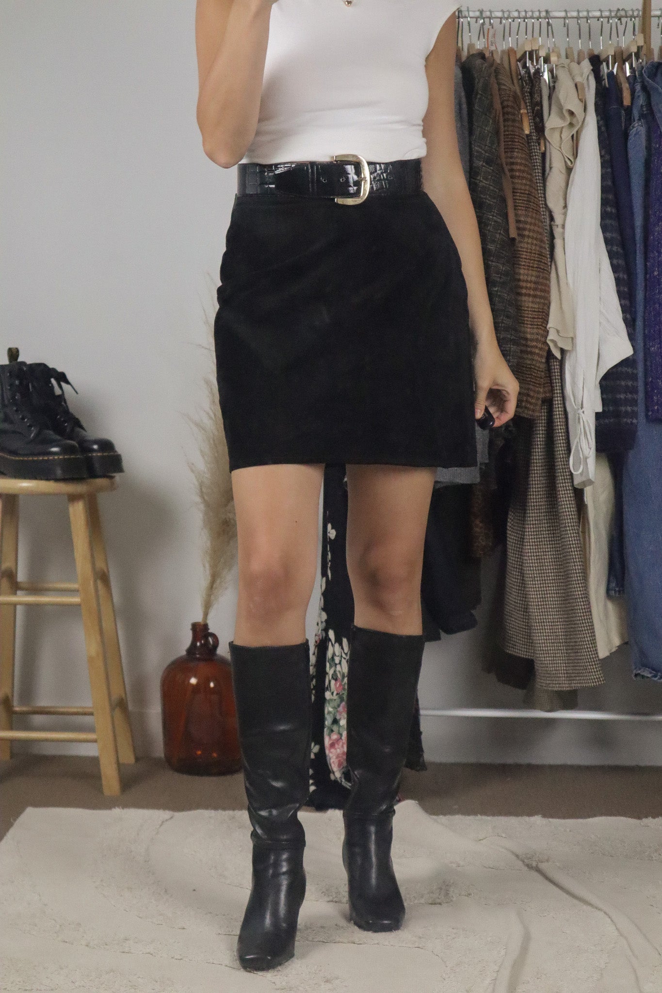 Made in Canada x Vintage x Suede Skirt (6)
