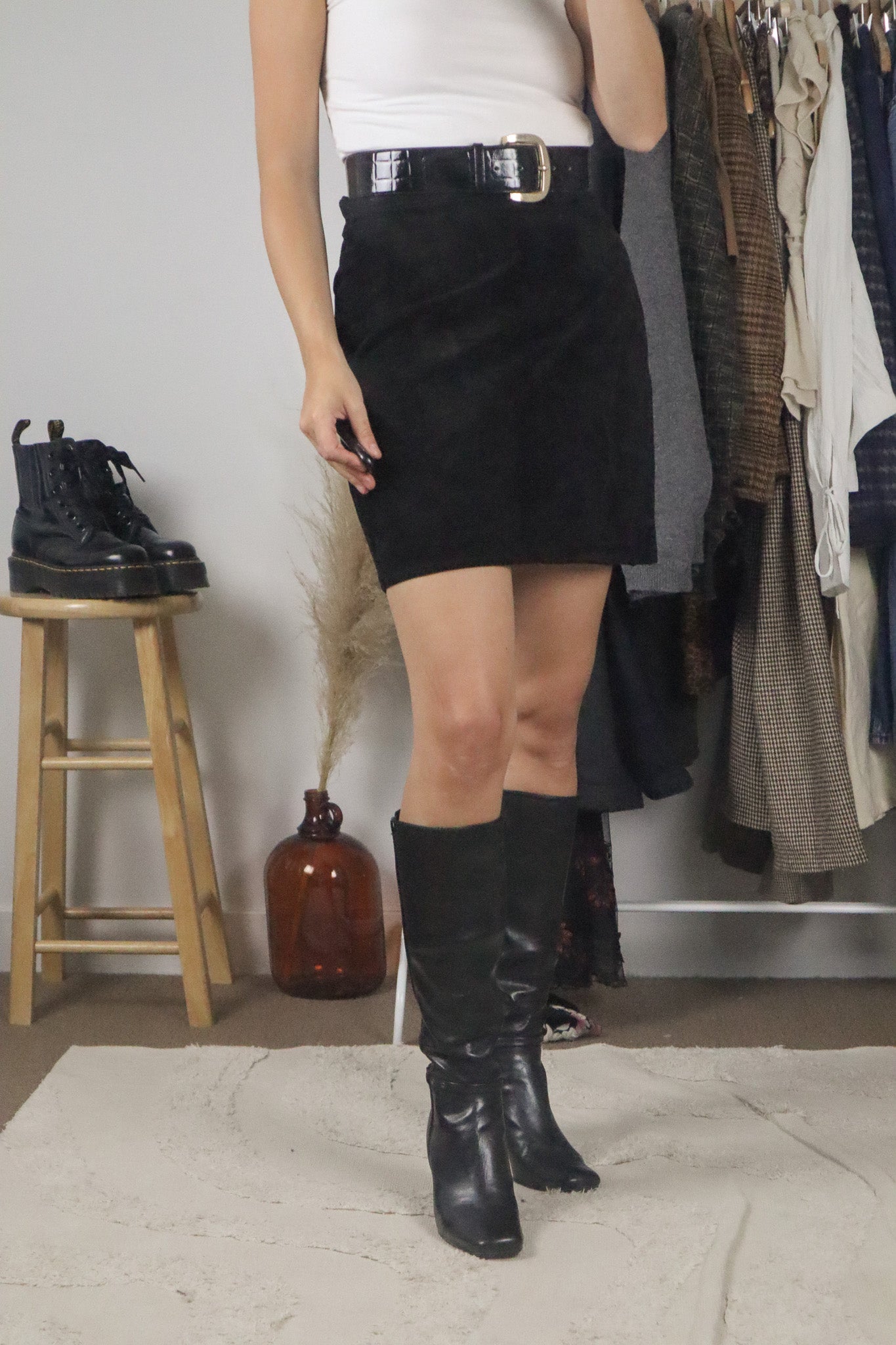 Made in Canada x Vintage x Suede Skirt (6)