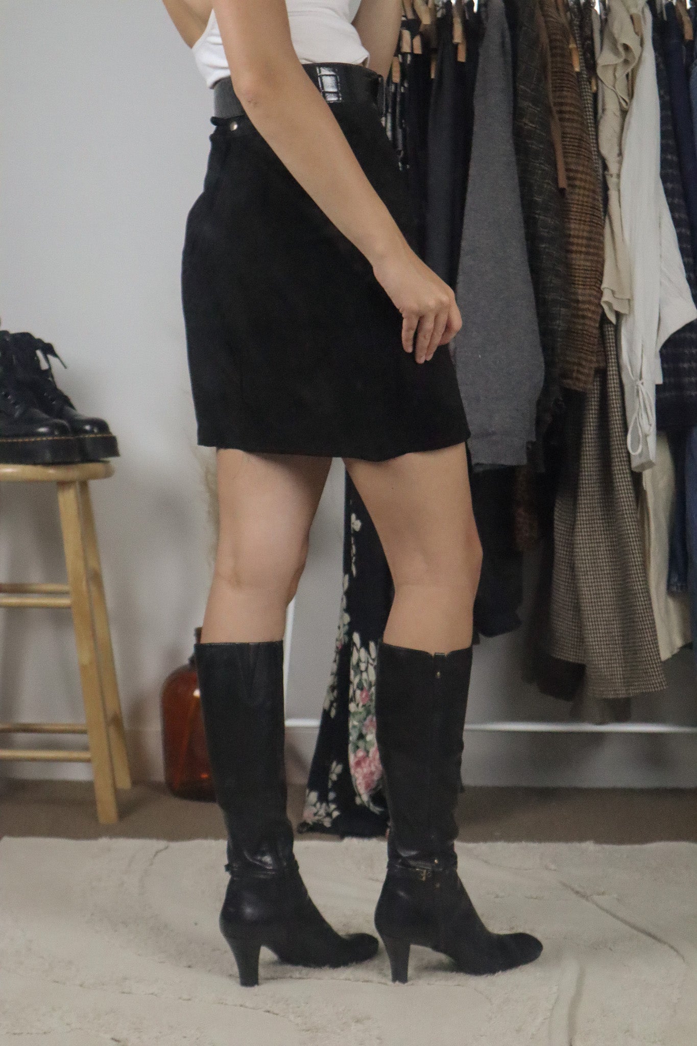 Faux Leather x Knee High Boots (8)