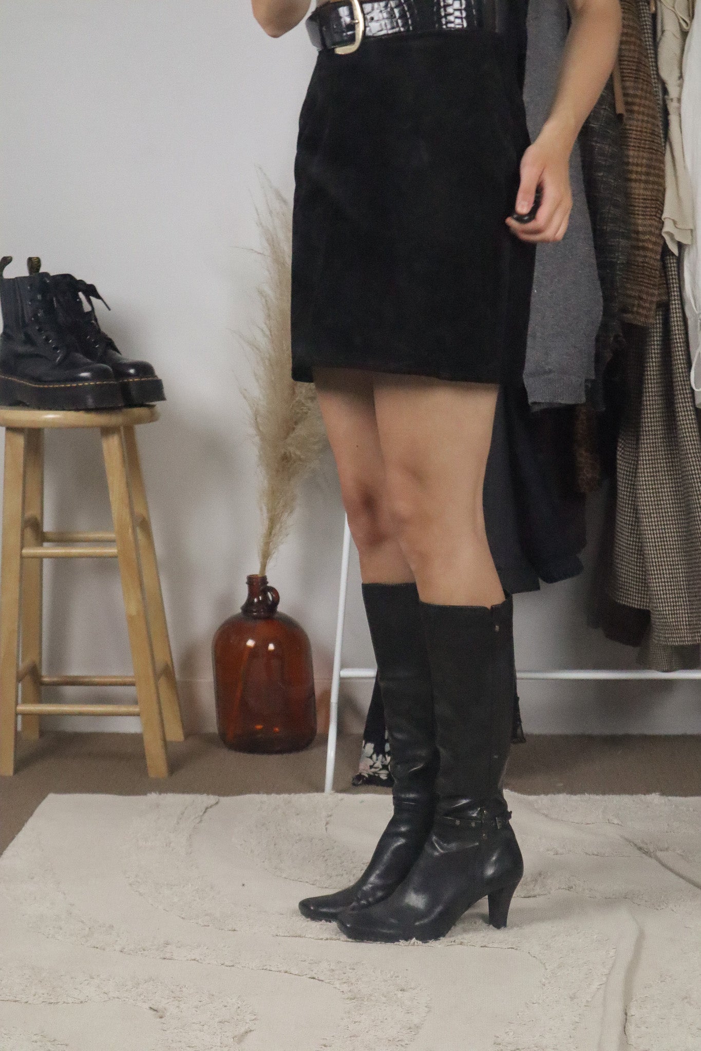 Faux Leather x Knee High Boots (8)