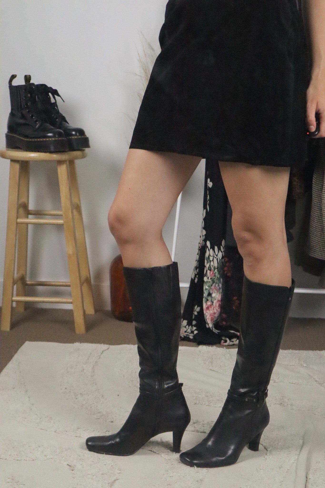 Faux Leather x Knee High Boots (8)