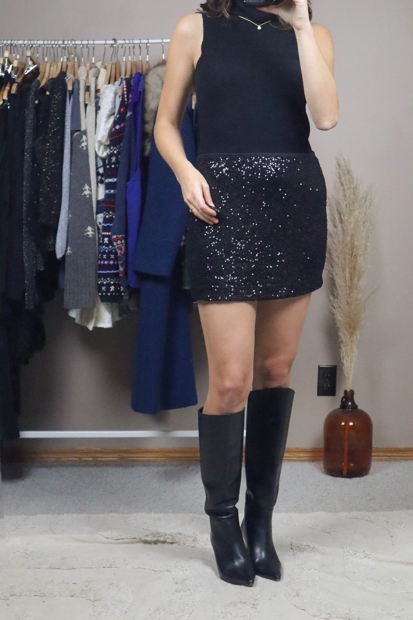 Modern x Sequence Mini Skirt (S)
