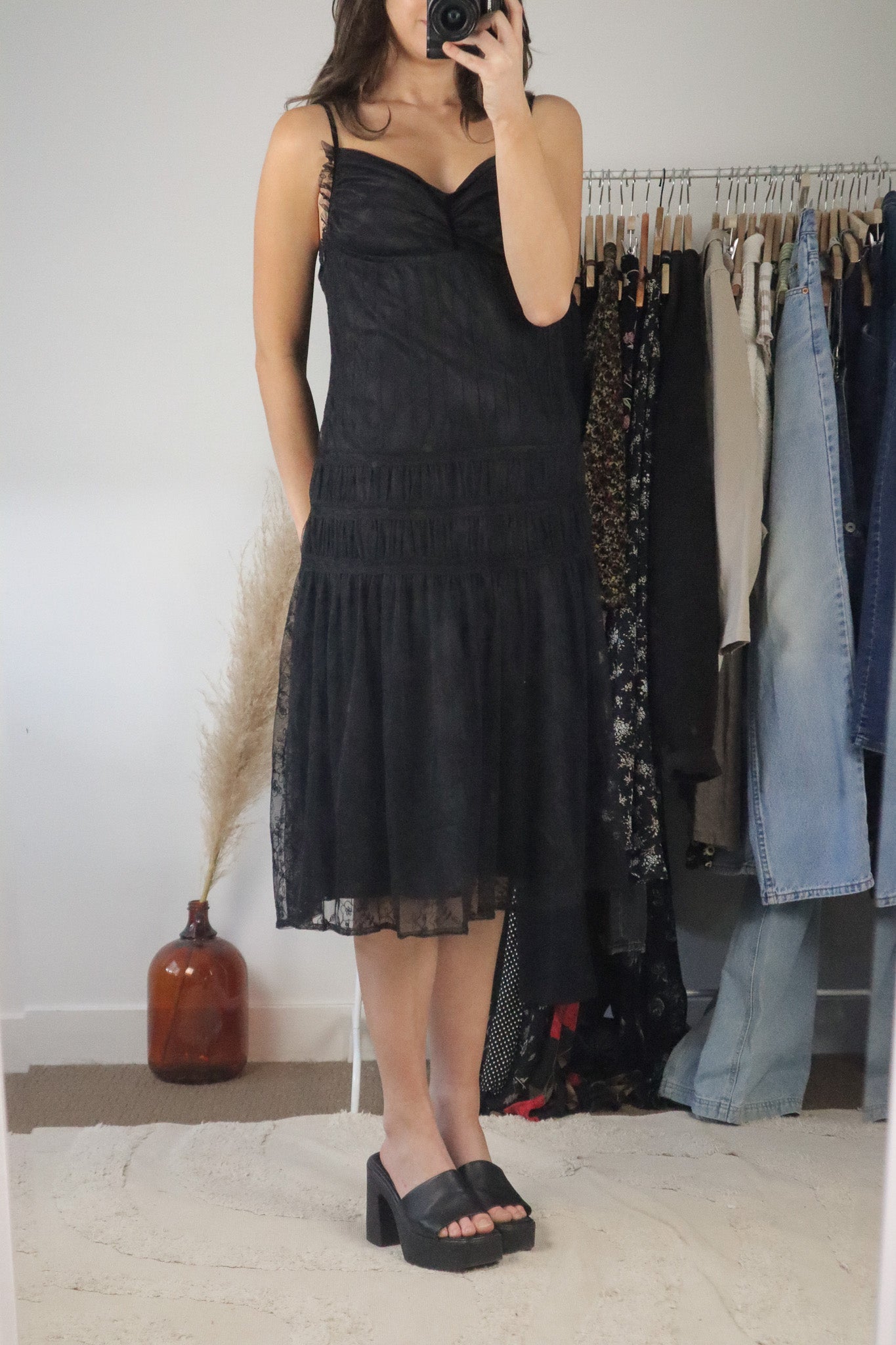 Vintage x Lace Midi Dress (8)