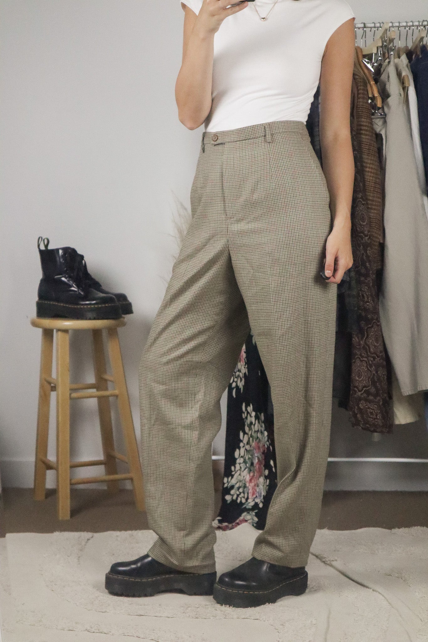 Made in USA x Vintage x Wool Plaid Pants (10)