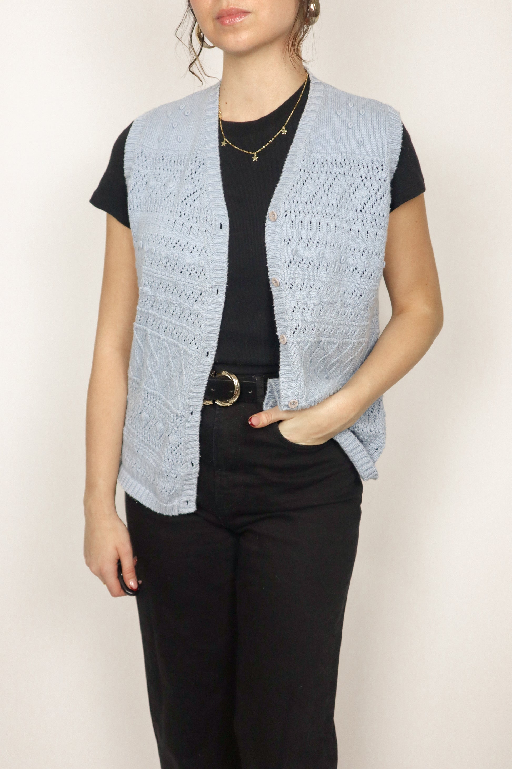 Vintage x Textured Vest (M)