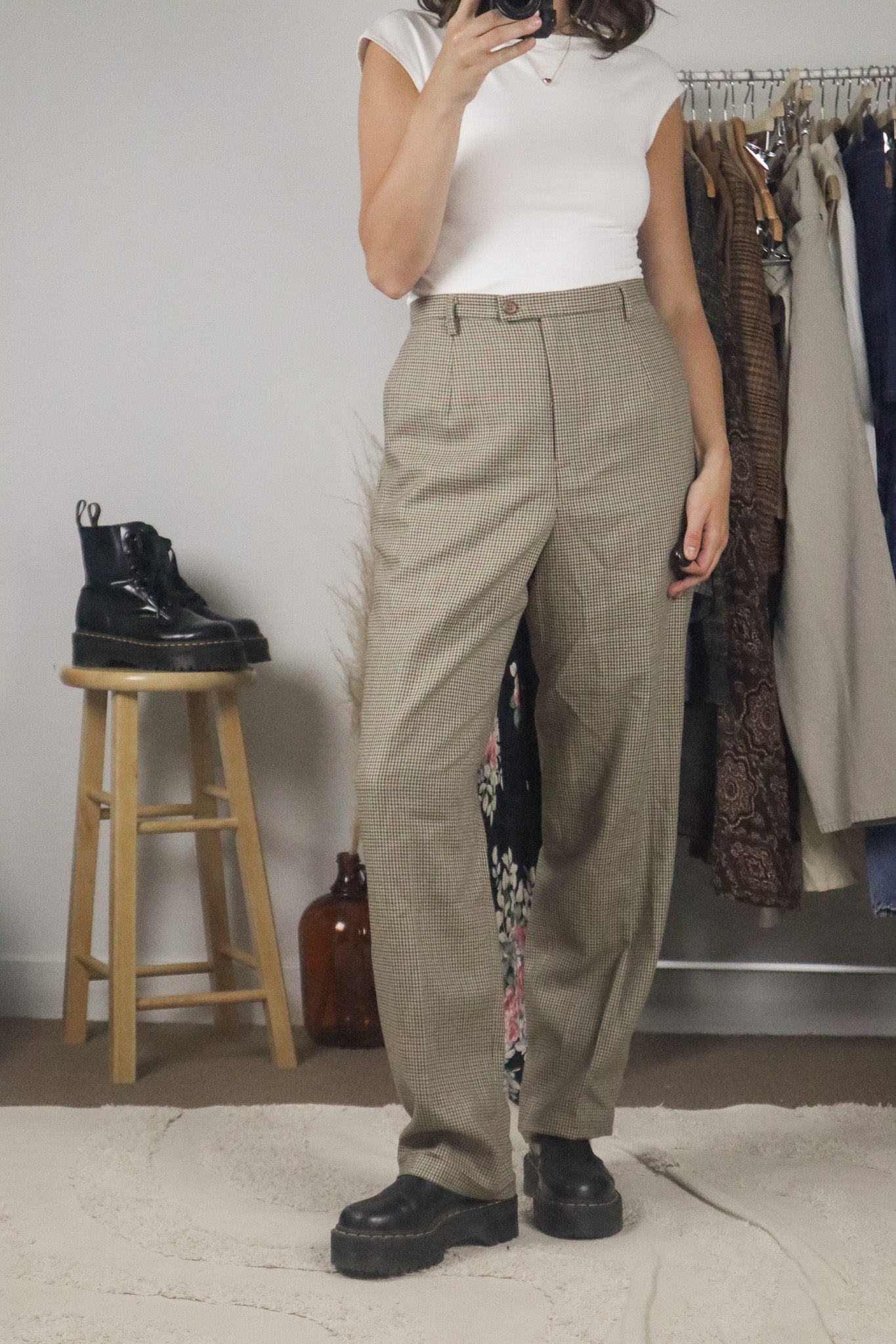 Made in USA x Vintage x Wool Plaid Pants (10)