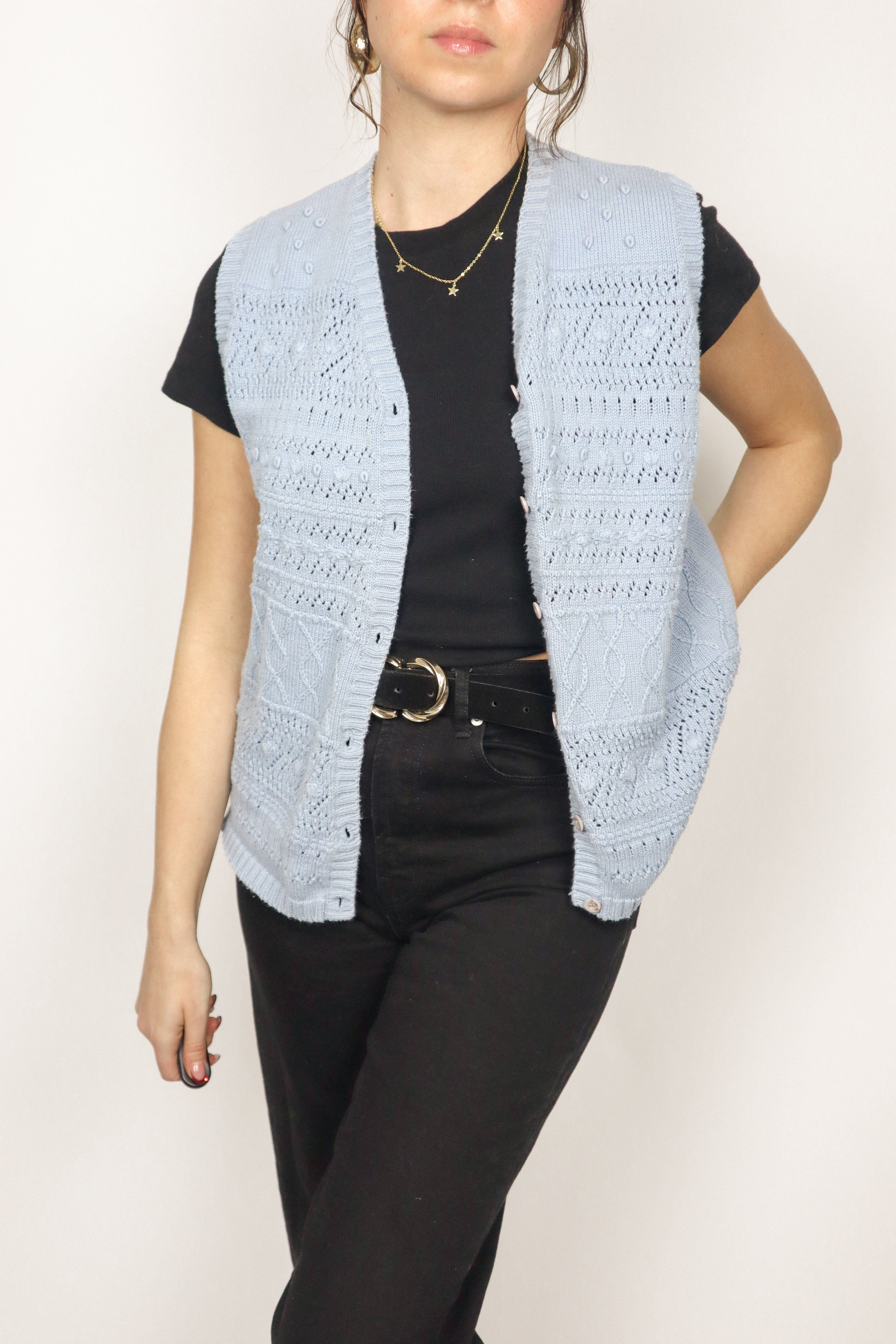 Vintage x Textured Vest (M)