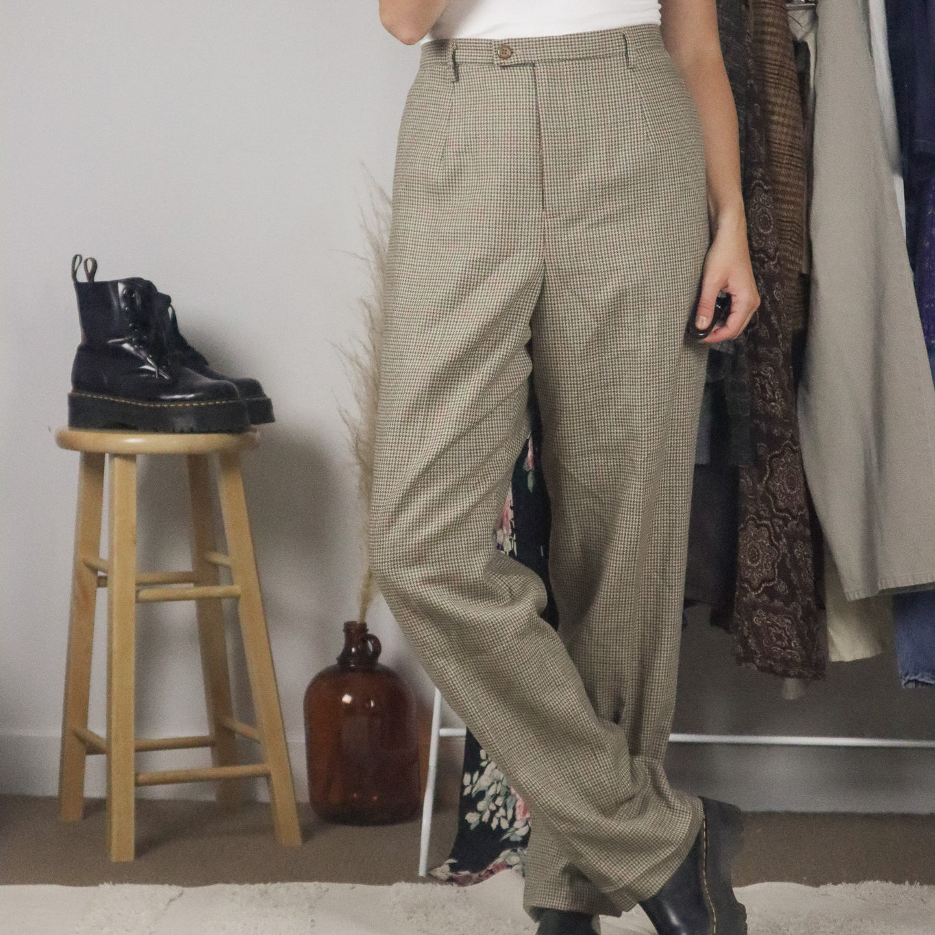 Made in USA x Vintage x Wool Plaid Pants (10)