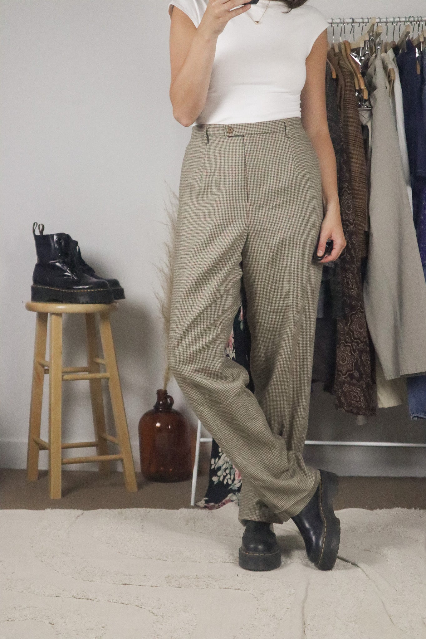 Made in USA x Vintage x Wool Plaid Pants (10)