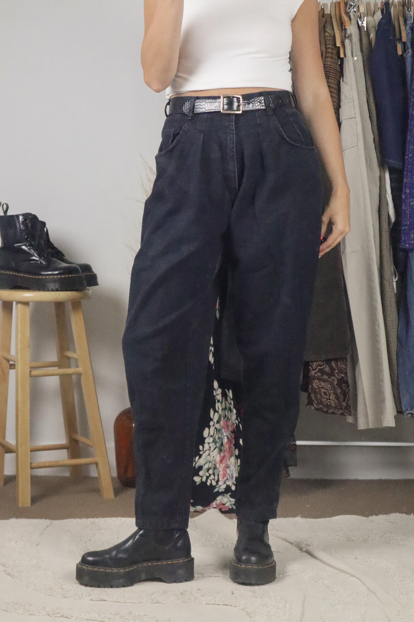 Made in Canada x Vintage x Pleated Jeans (8)