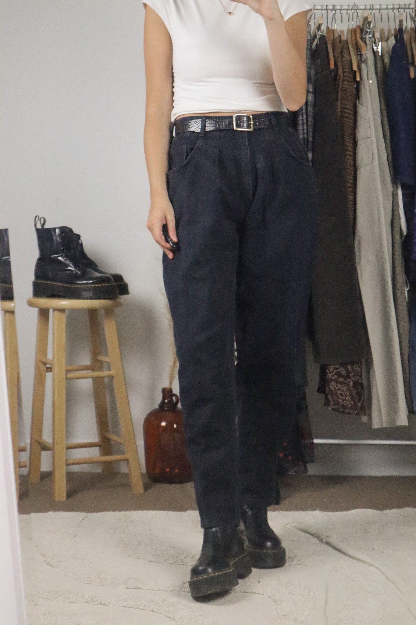 Made in Canada x Vintage x Pleated Jeans (8)