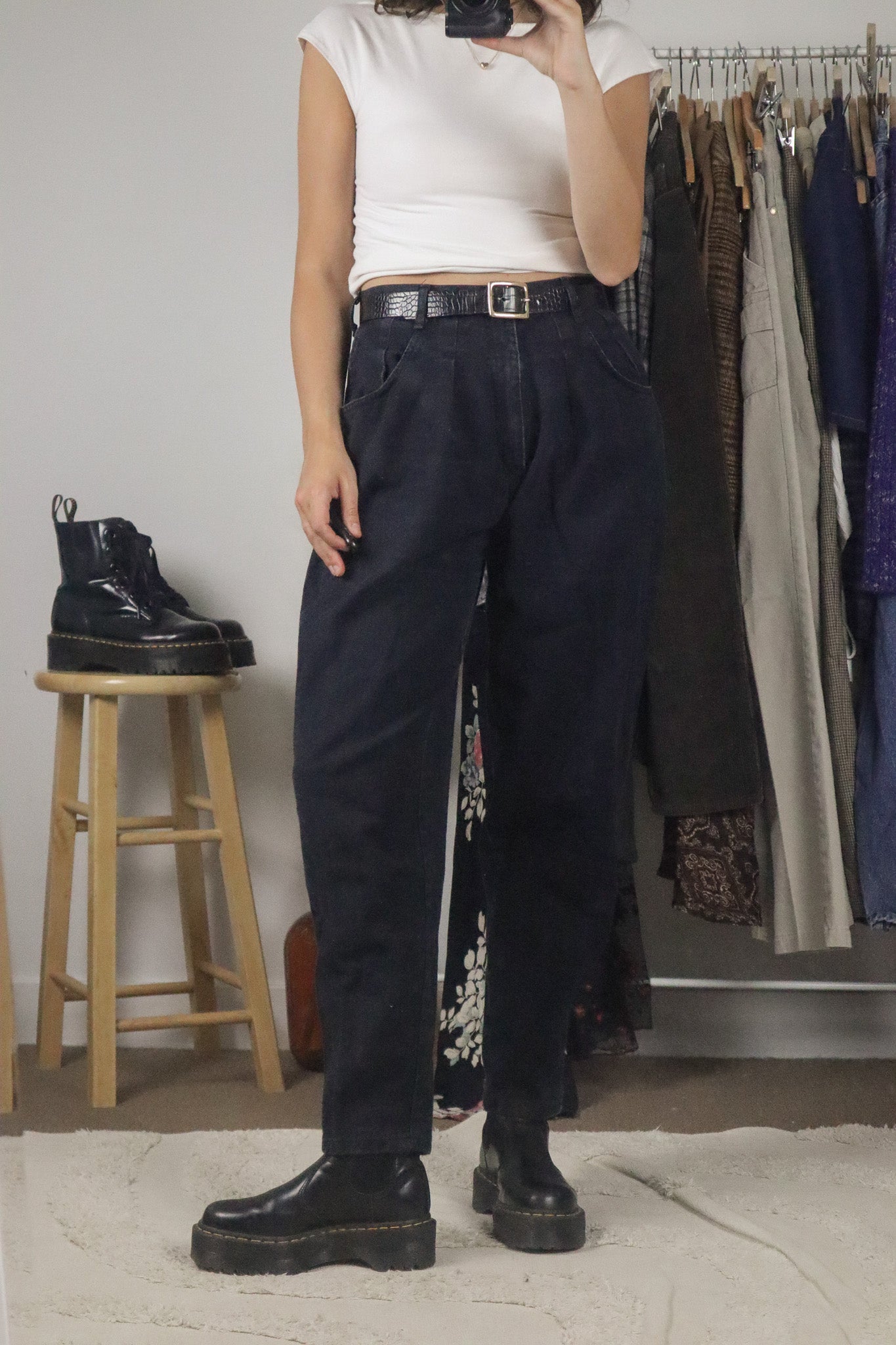 Made in Canada x Vintage x Pleated Jeans (8)