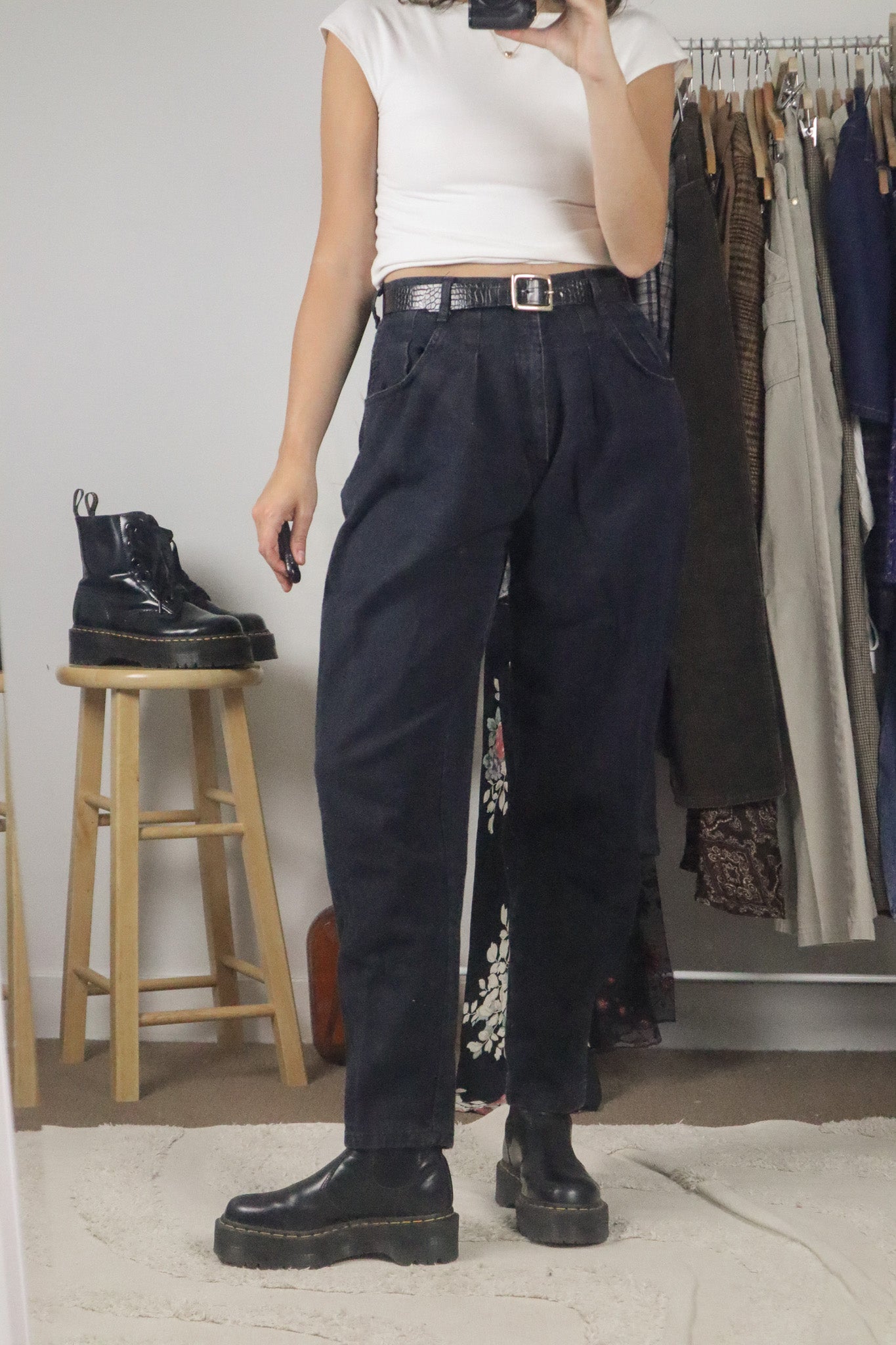 Made in Canada x Vintage x Pleated Jeans (8)