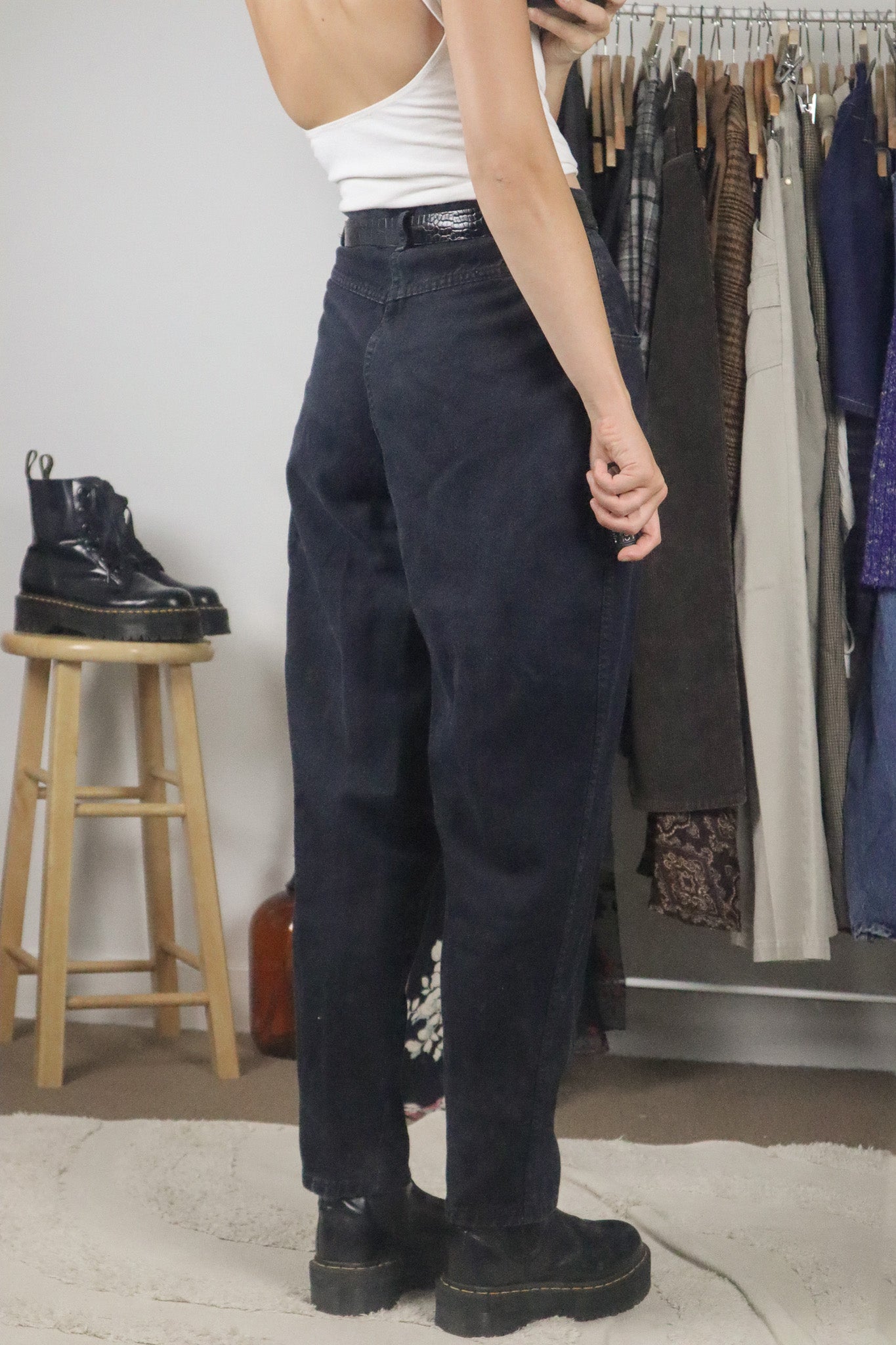Made in Canada x Vintage x Pleated Jeans (8)