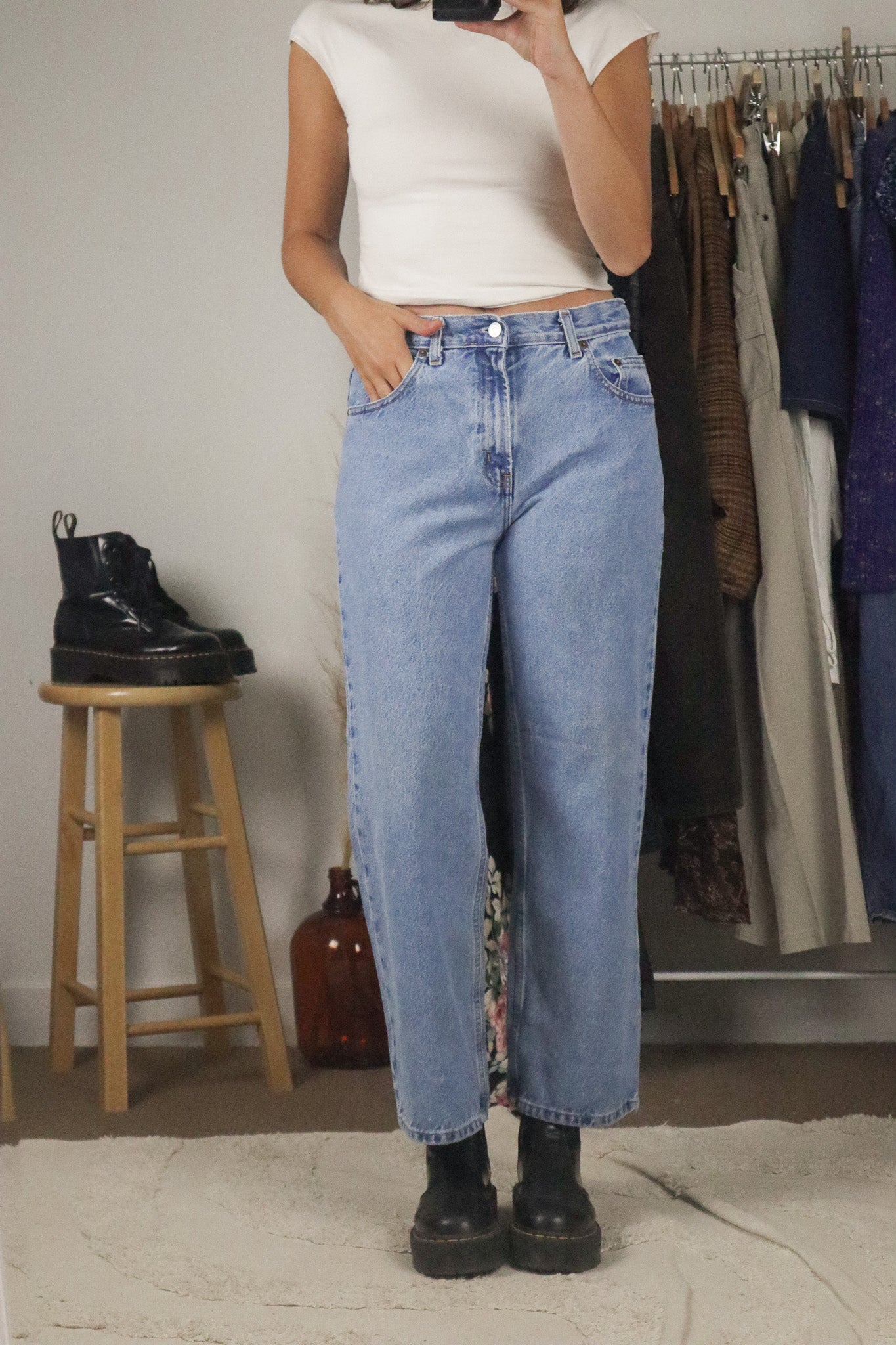 Vintage x Straight Leg Jeans (4)