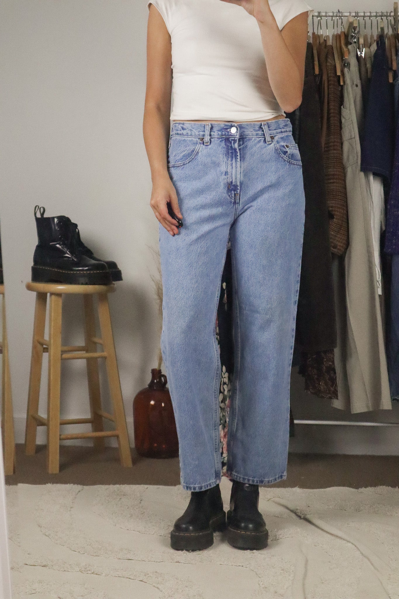 Vintage x Straight Leg Jeans (4)