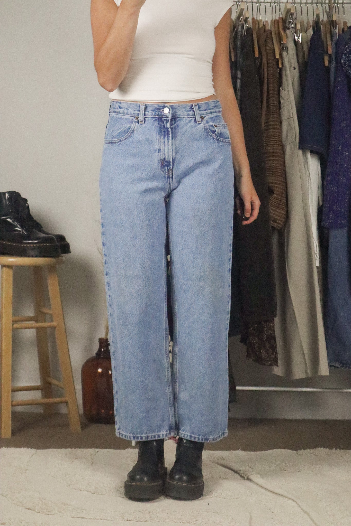 Vintage x Straight Leg Jeans (4)